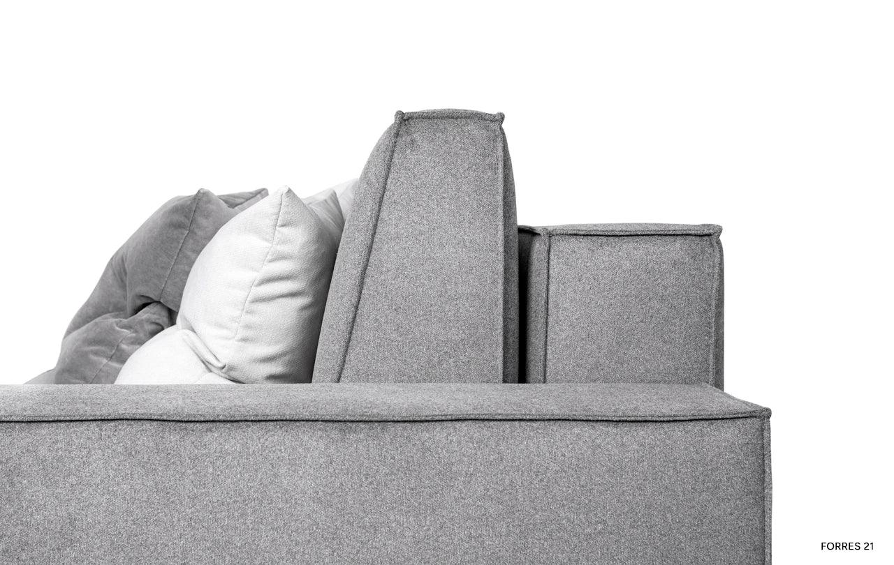 Narożnik rozkładany prawostronny TYBERIAS Rosanero Eye on Design