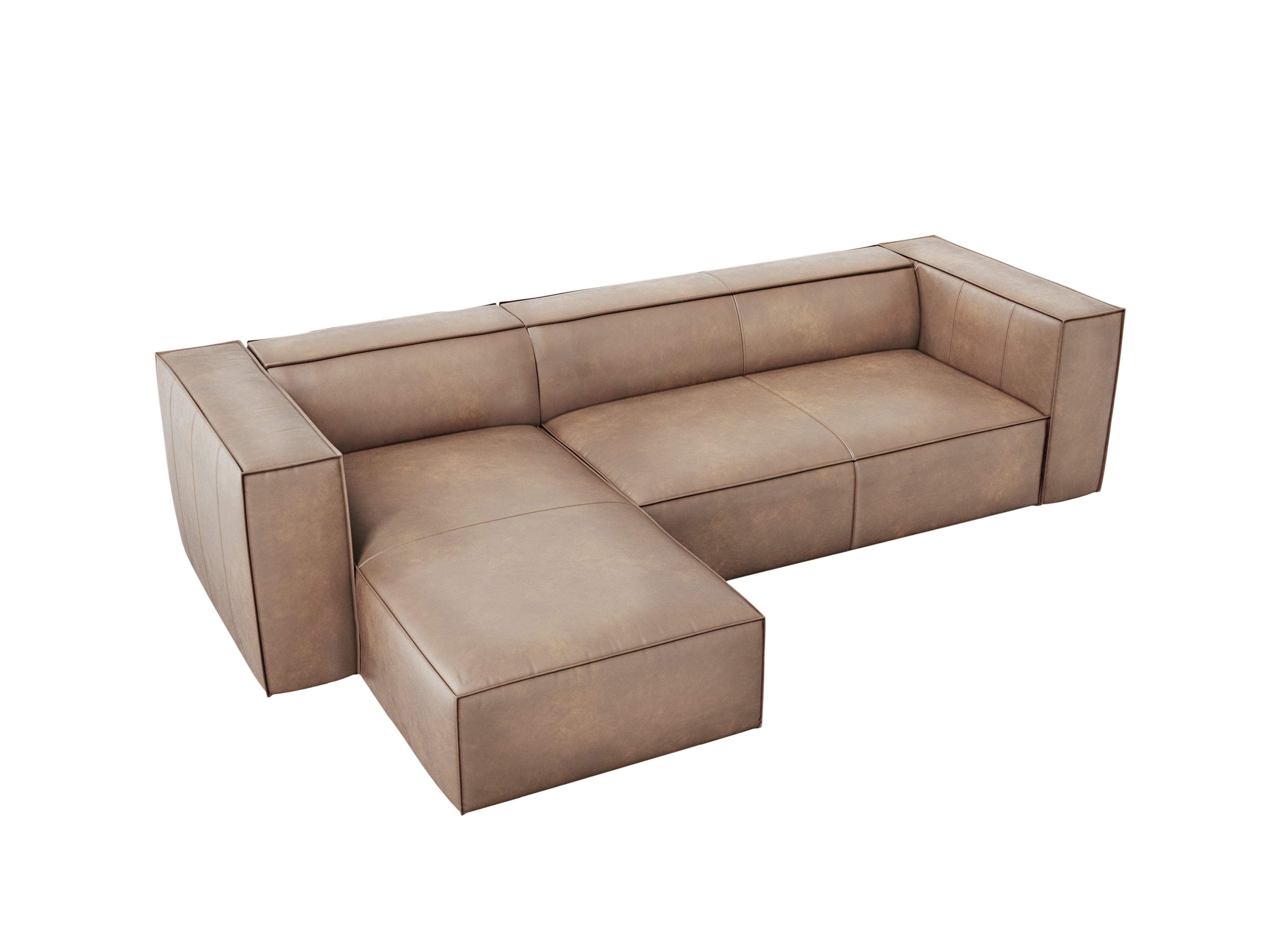 Narożnik skórzany lewostronny MADAME beżowy Windsor & Co Eye on Design