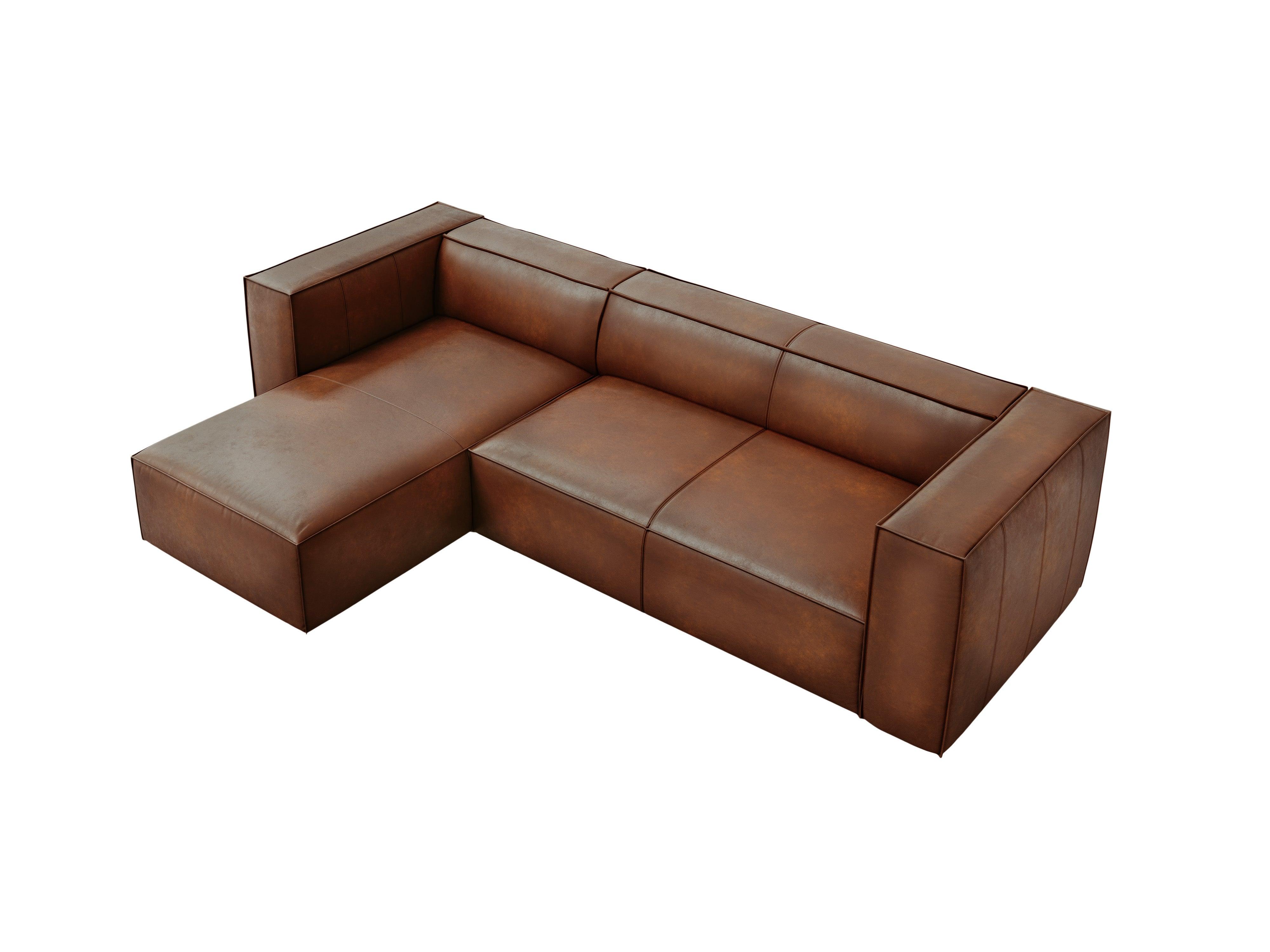 Narożnik skórzany lewostronny MADAME brązowy Windsor & Co Eye on Design