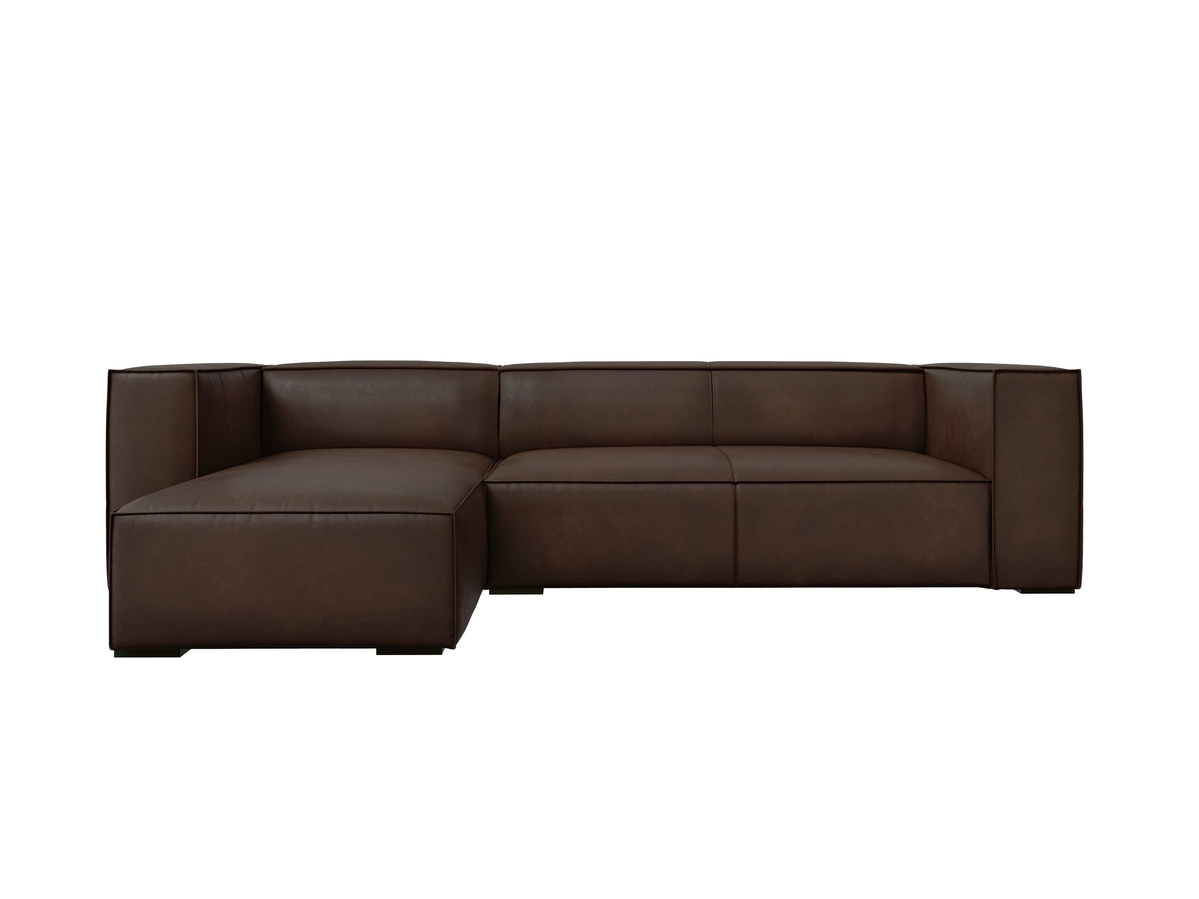 Narożnik skórzany lewostronny MADAME czekoladowy brąz Windsor & Co Eye on Design