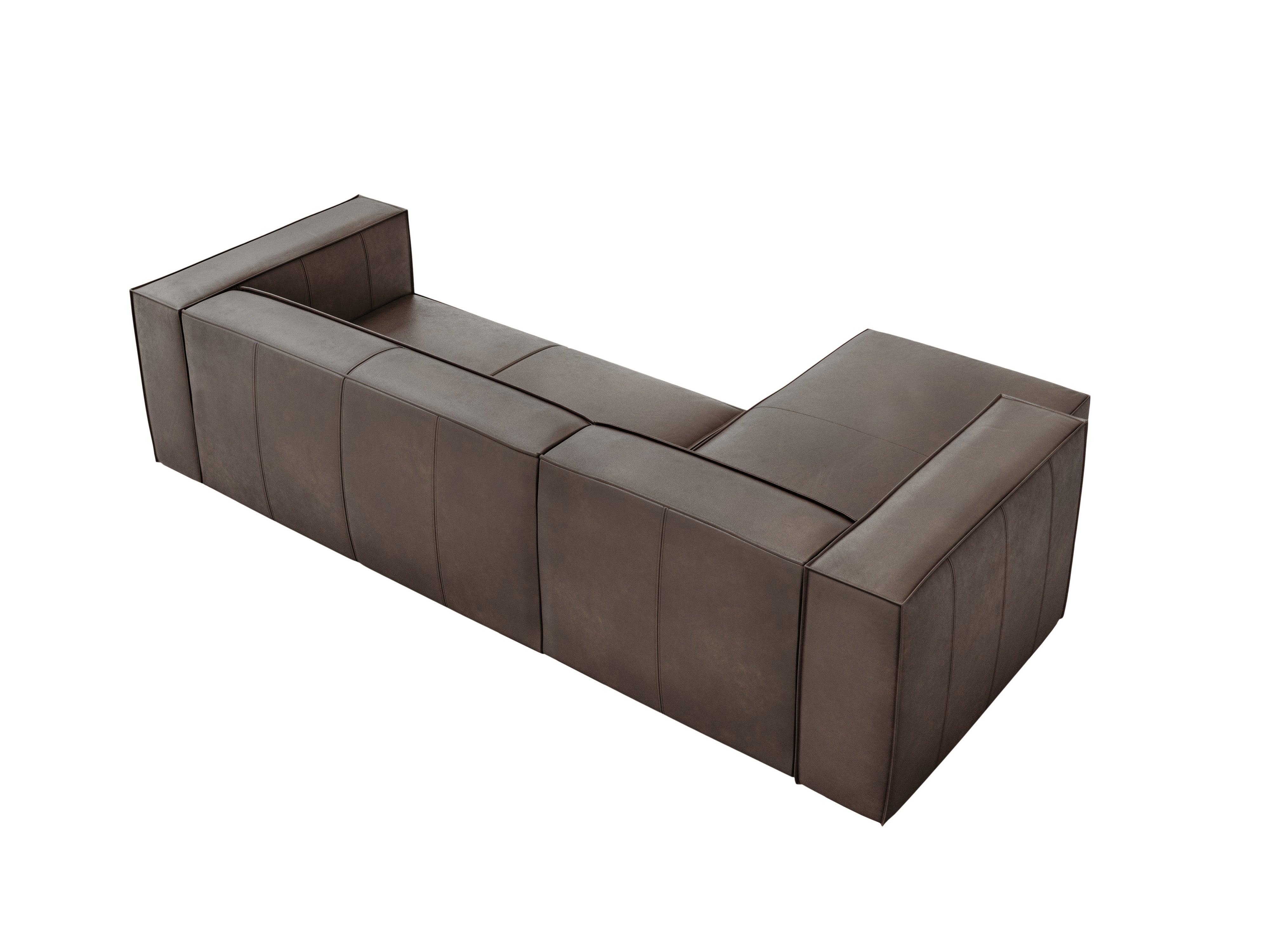 Narożnik skórzany lewostronny MADAME oliwkowy brąz Windsor & Co Eye on Design