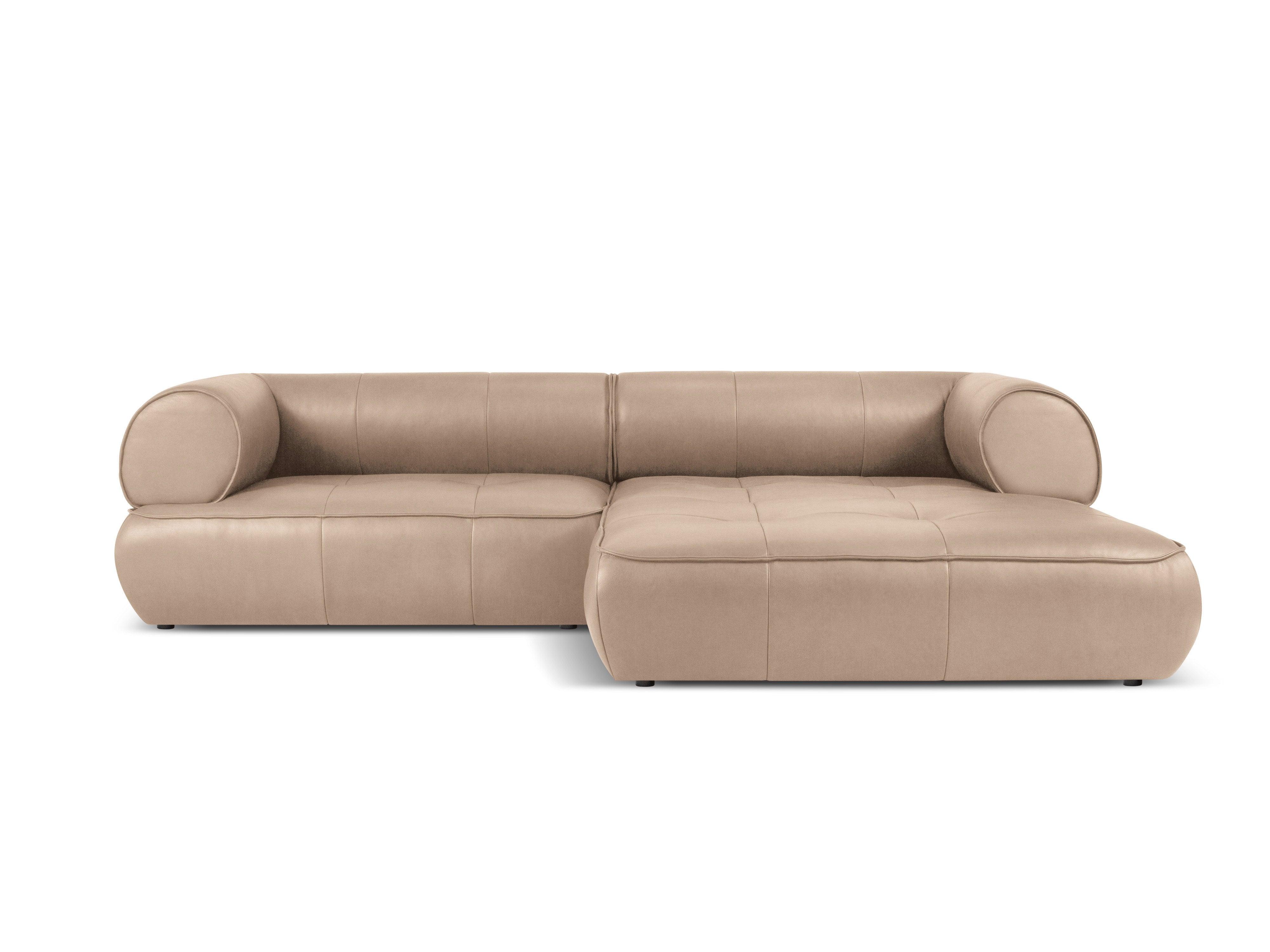 Narożnik skórzany prawostronny LILY cappuccino Maison Heritage Eye on Design