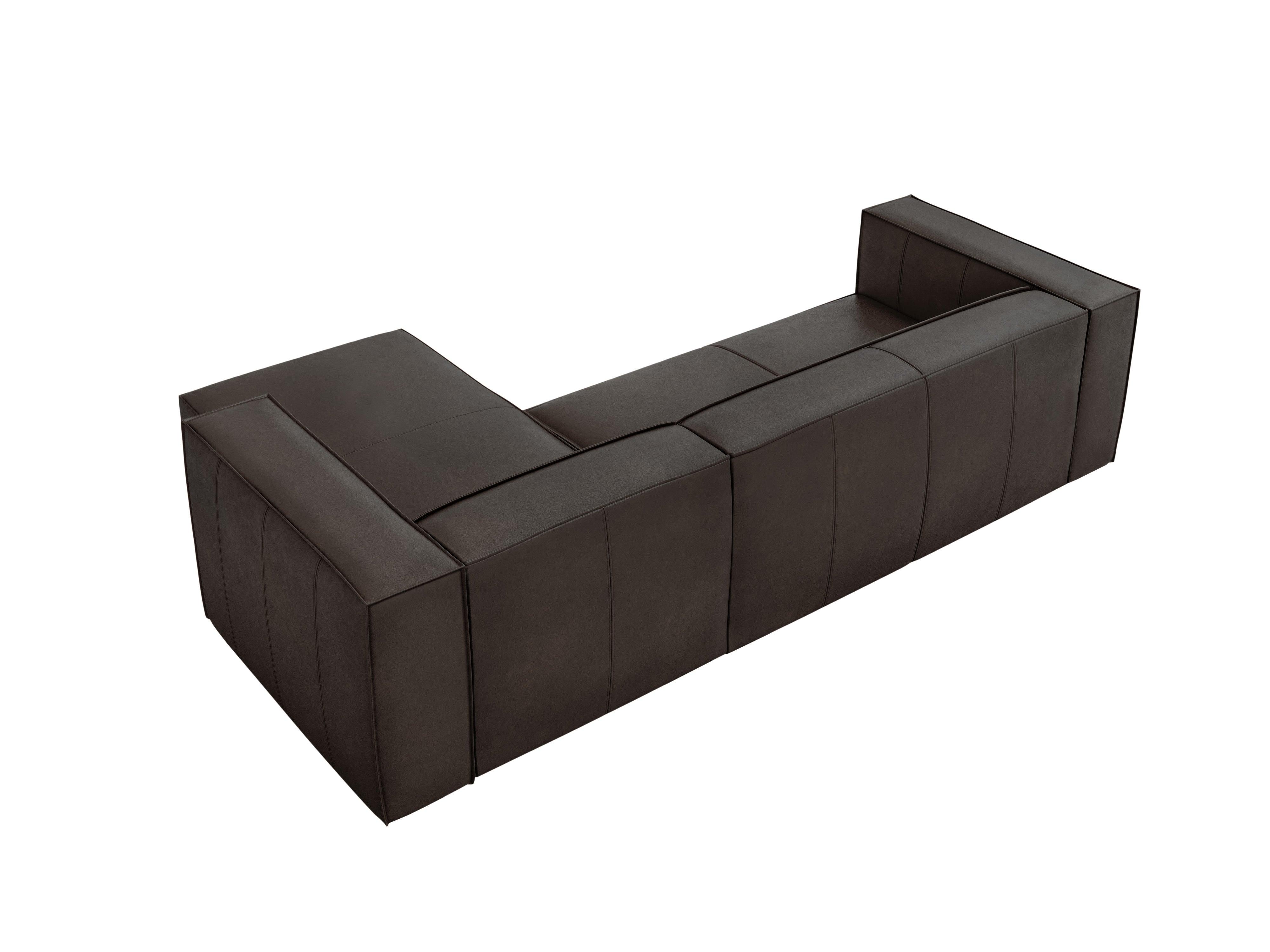 Narożnik skórzany prawostronny MADAME ciemnobrązowy Windsor & Co Eye on Design