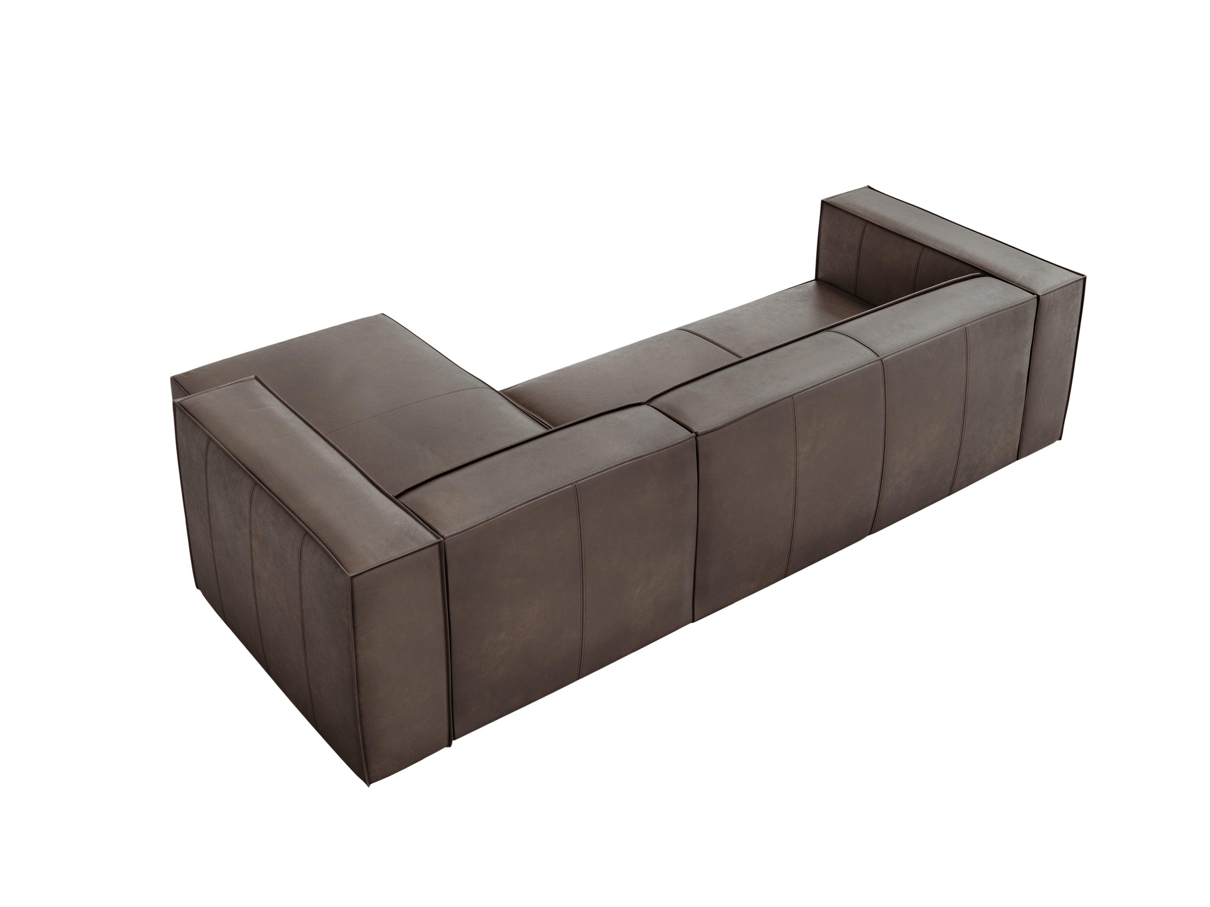 Narożnik skórzany prawostronny MADAME oliwkowy brąz Windsor & Co Eye on Design