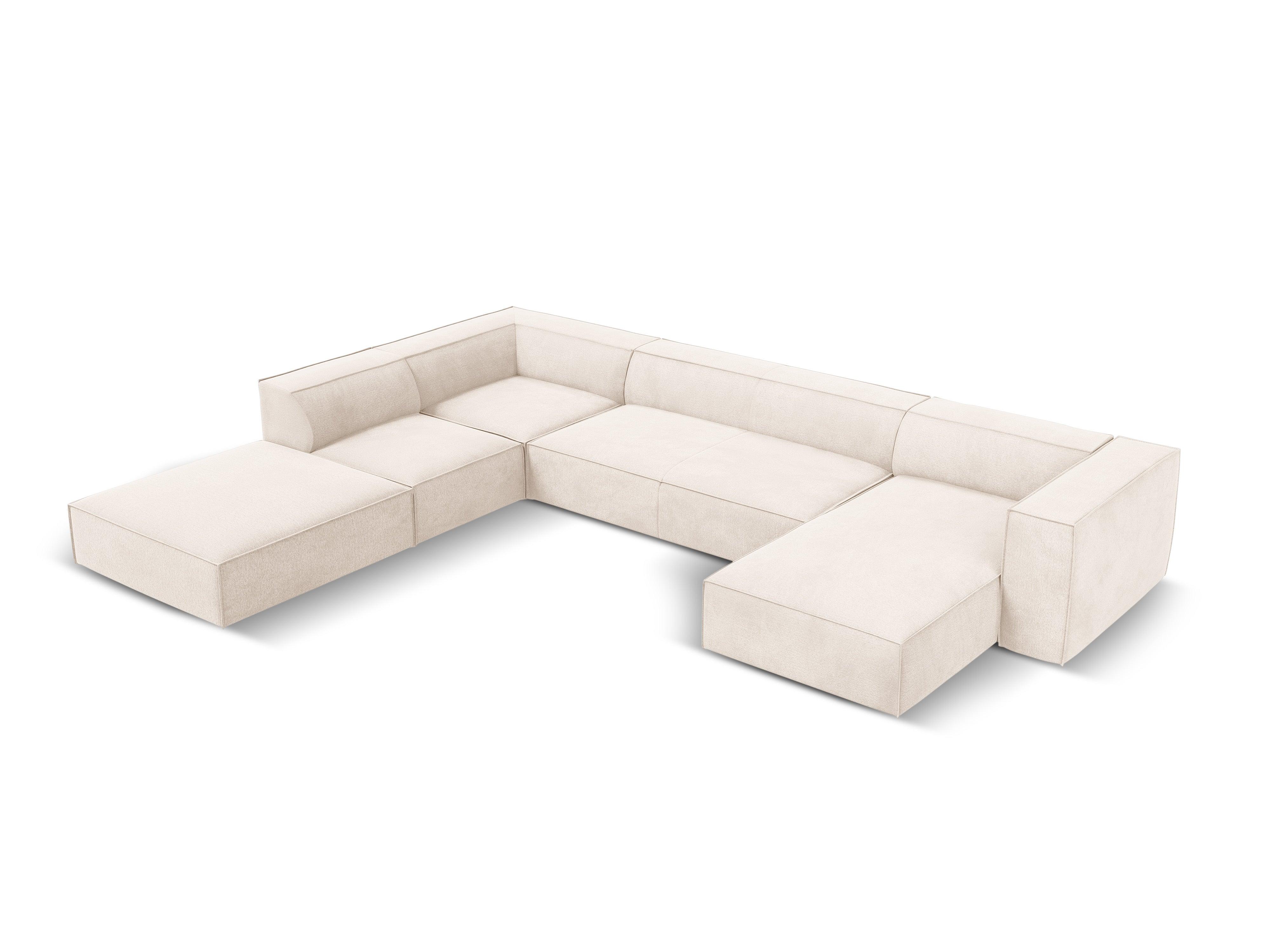 Narożnik w kształcie U lewostronny MADAME jasnobeżowy Windsor & Co Eye on Design