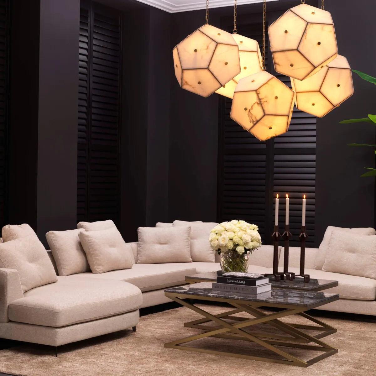 Narożnik w kształcie U MODERNO piaskowy Eichholtz Eye on Design