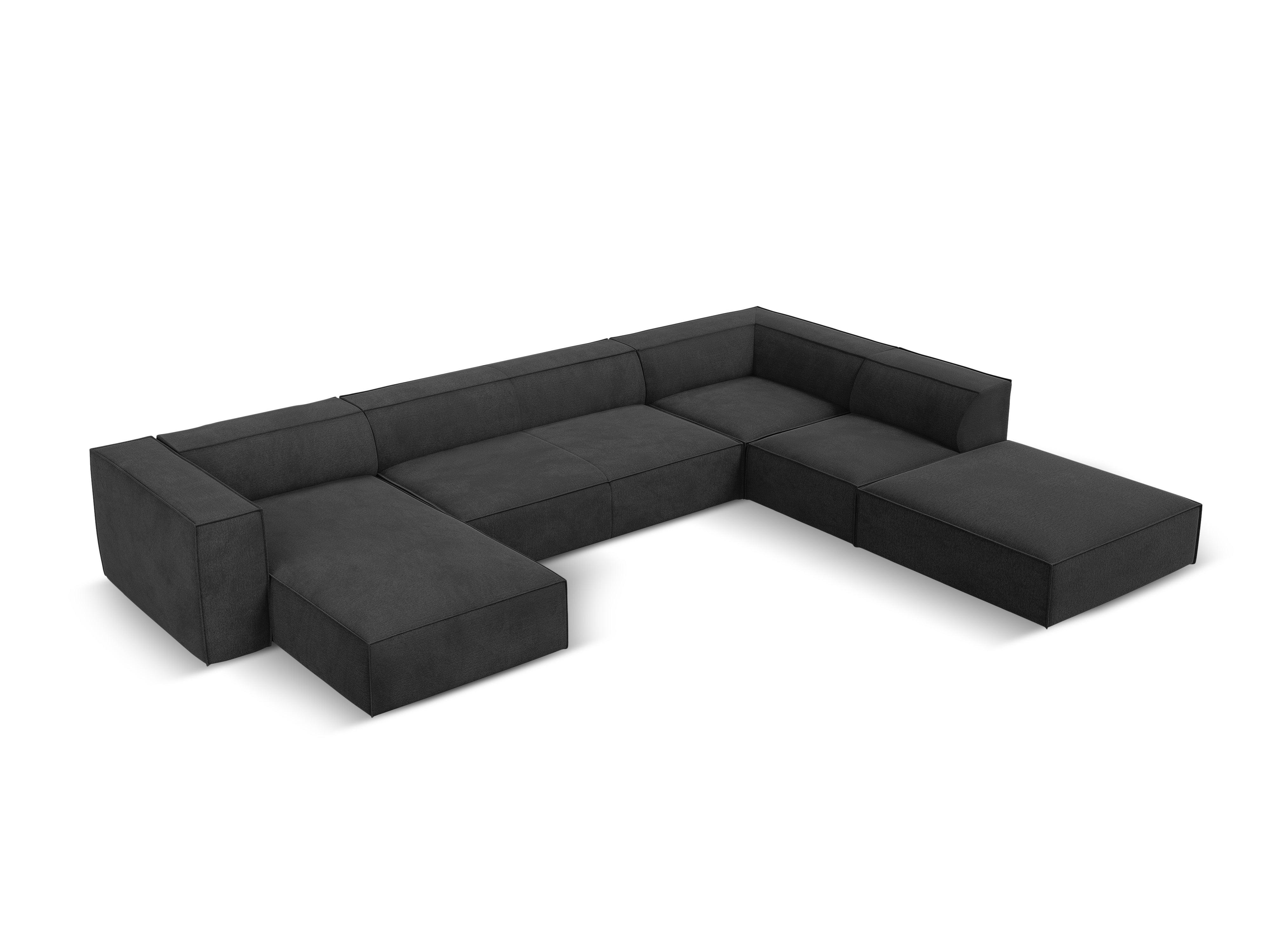 Narożnik w kształcie U prawostronny MADAME ciemnoszary Windsor & Co Eye on Design