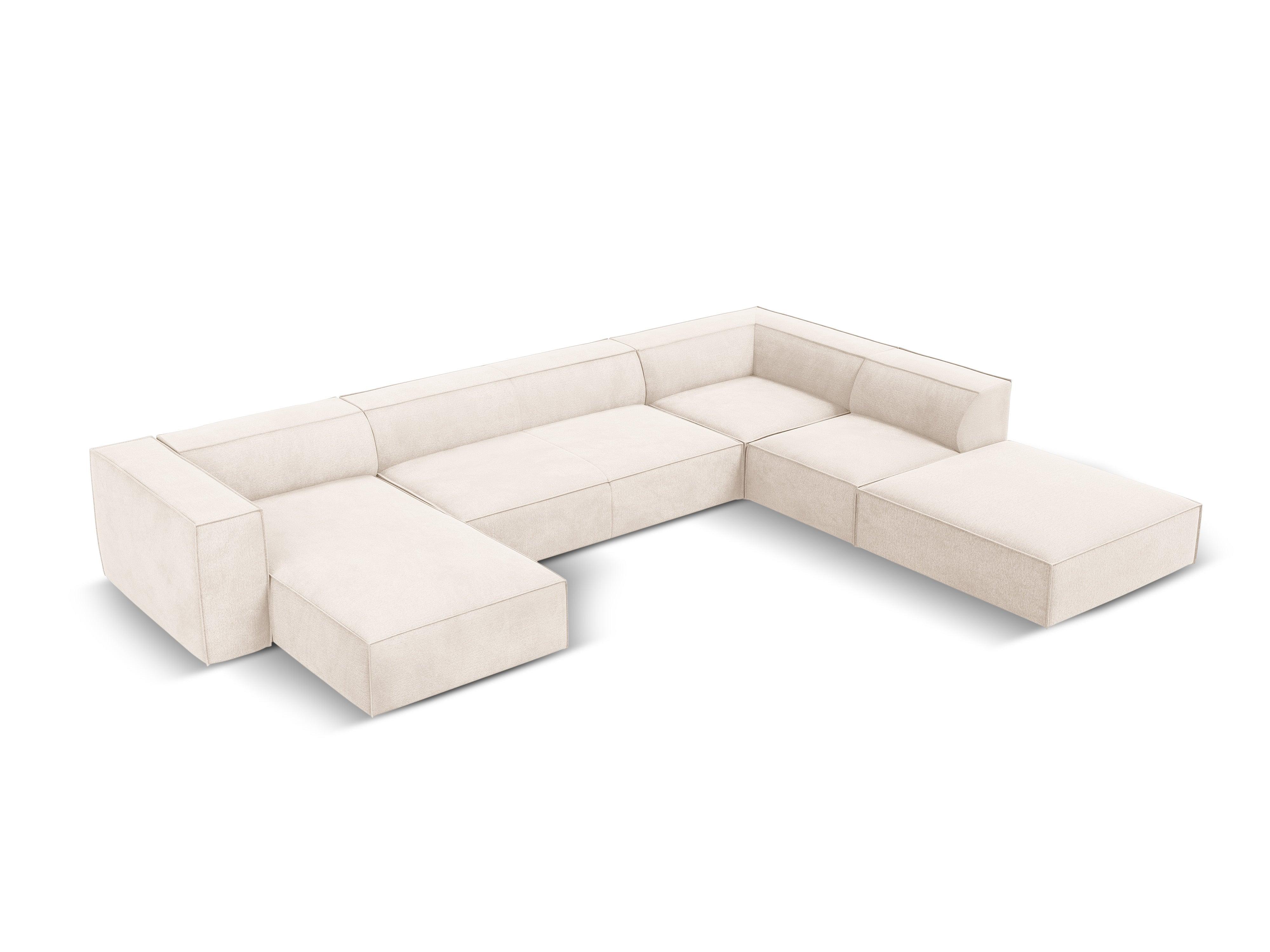 Narożnik w kształcie U prawostronny MADAME jasnobeżowy Windsor & Co Eye on Design