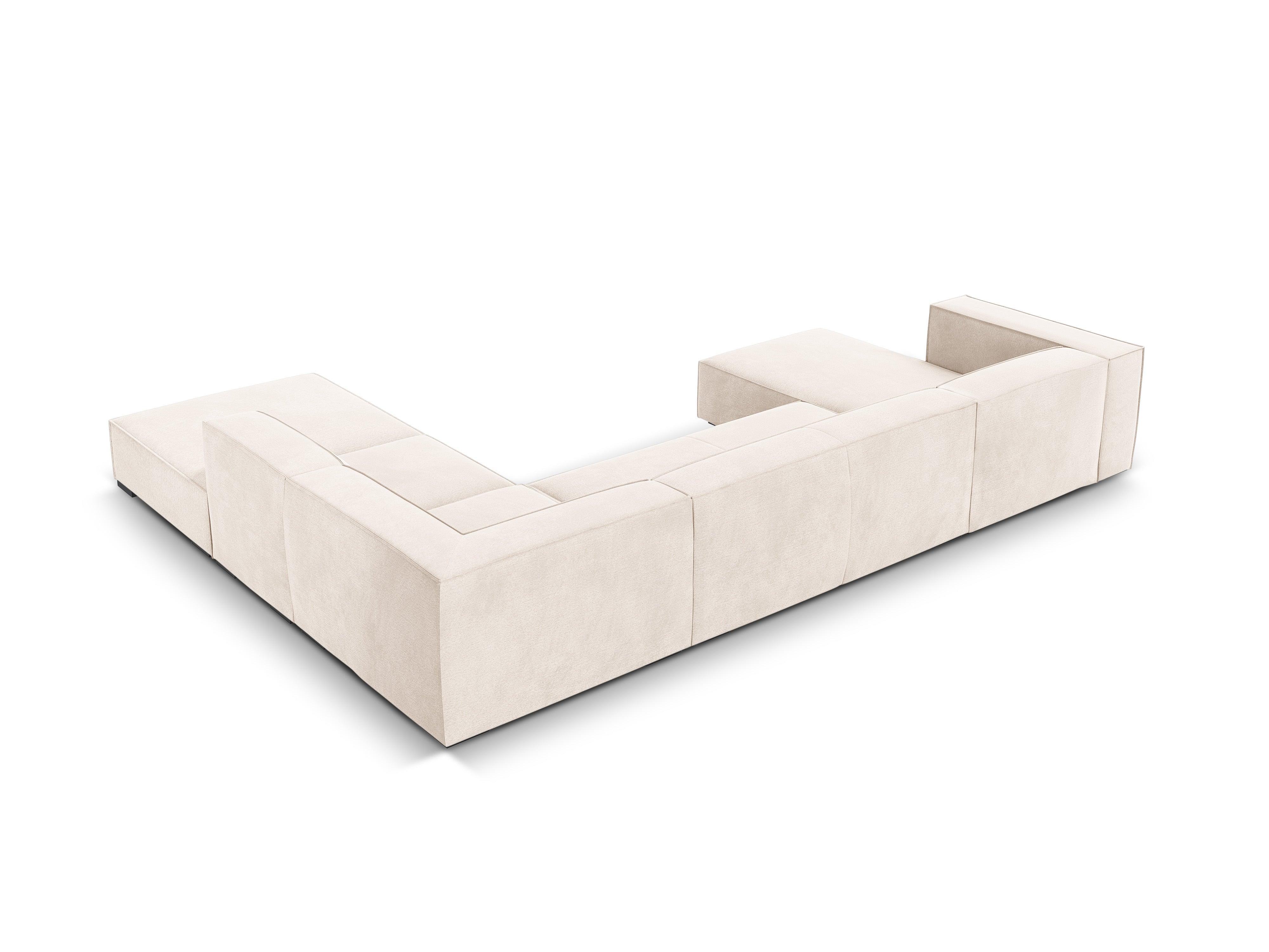 Narożnik w kształcie U prawostronny MADAME jasnobeżowy Windsor & Co Eye on Design