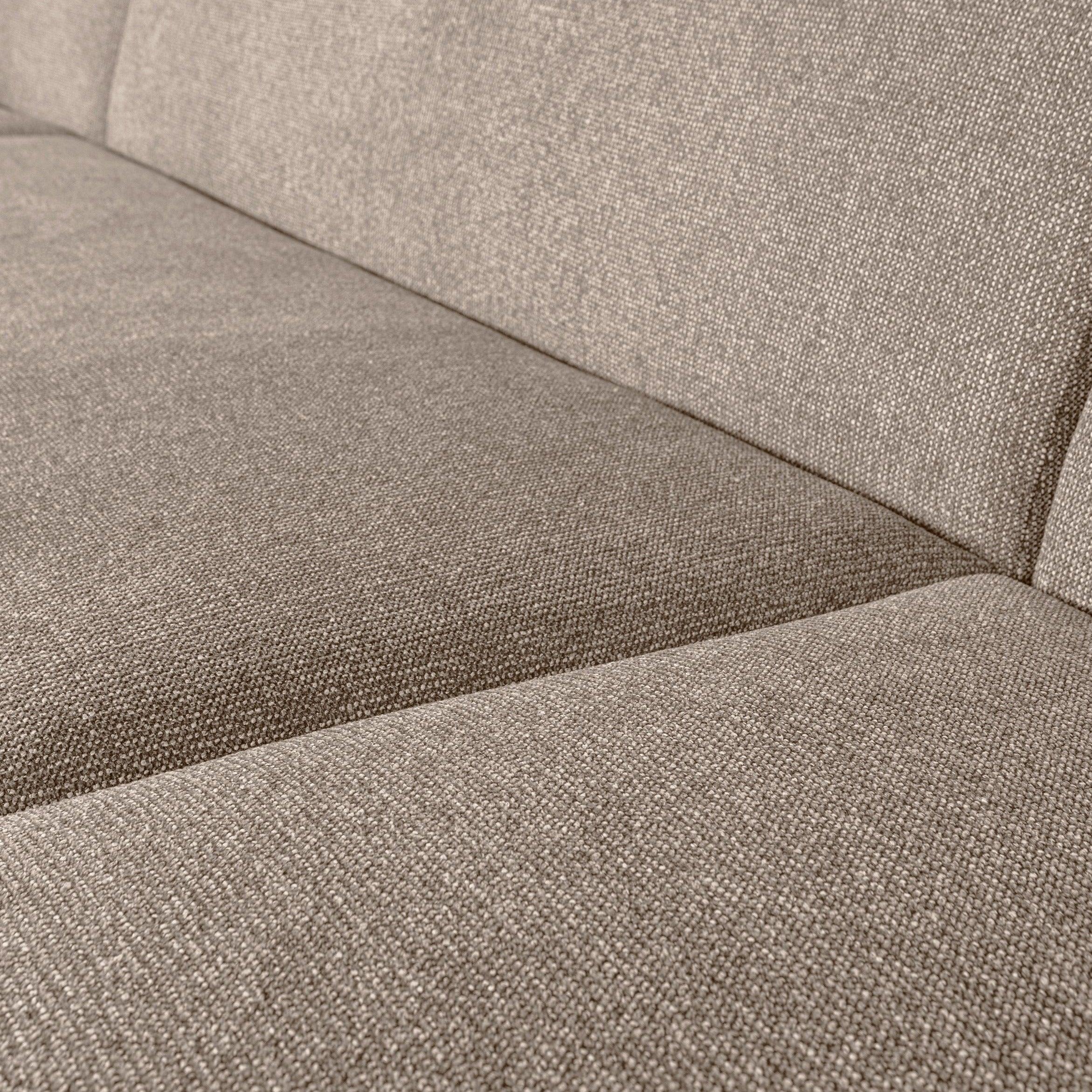 Narożnik w kształcie U SLOPING melanż beżowy Be Pure Eye on Design