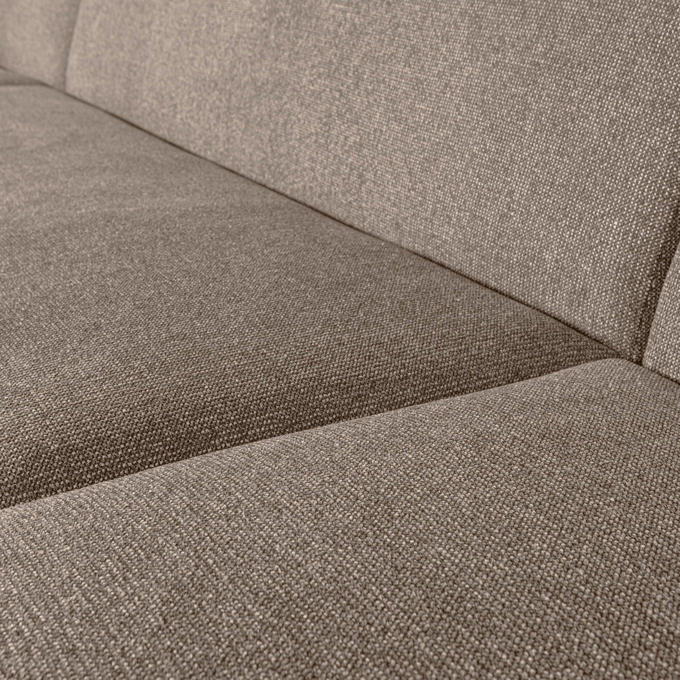 Narożnik w kształcie U SLOPING melanż brązowy Be Pure Eye on Design