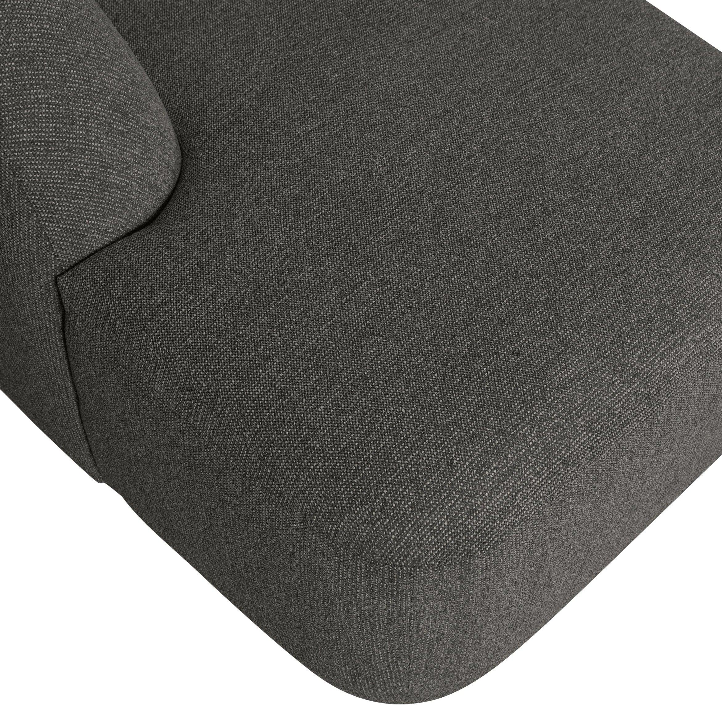 Narożnik w kształcie U SLOPING melanż czarny Be Pure Eye on Design