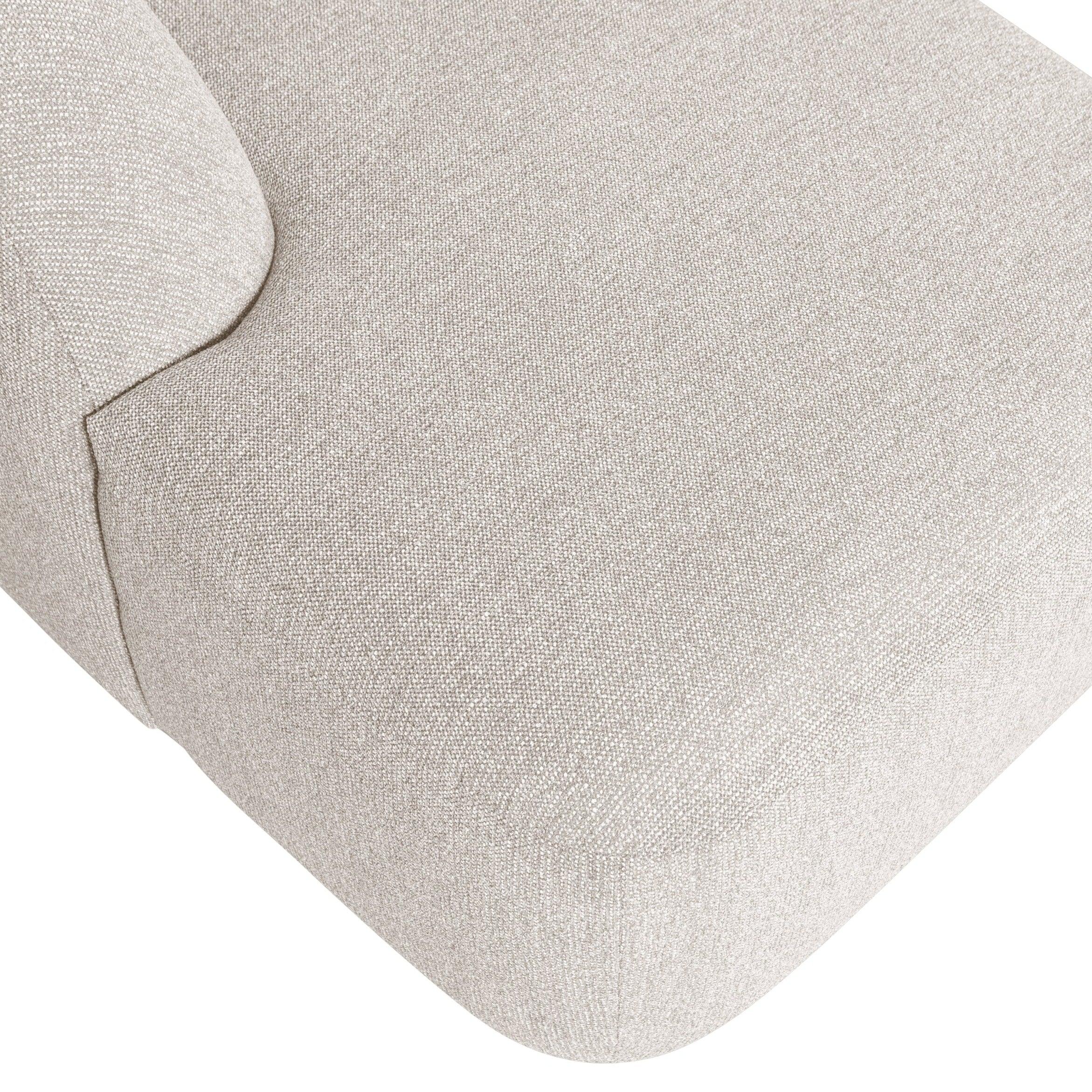 Narożnik w kształcie U SLOPING melanż perłowy Be Pure Eye on Design