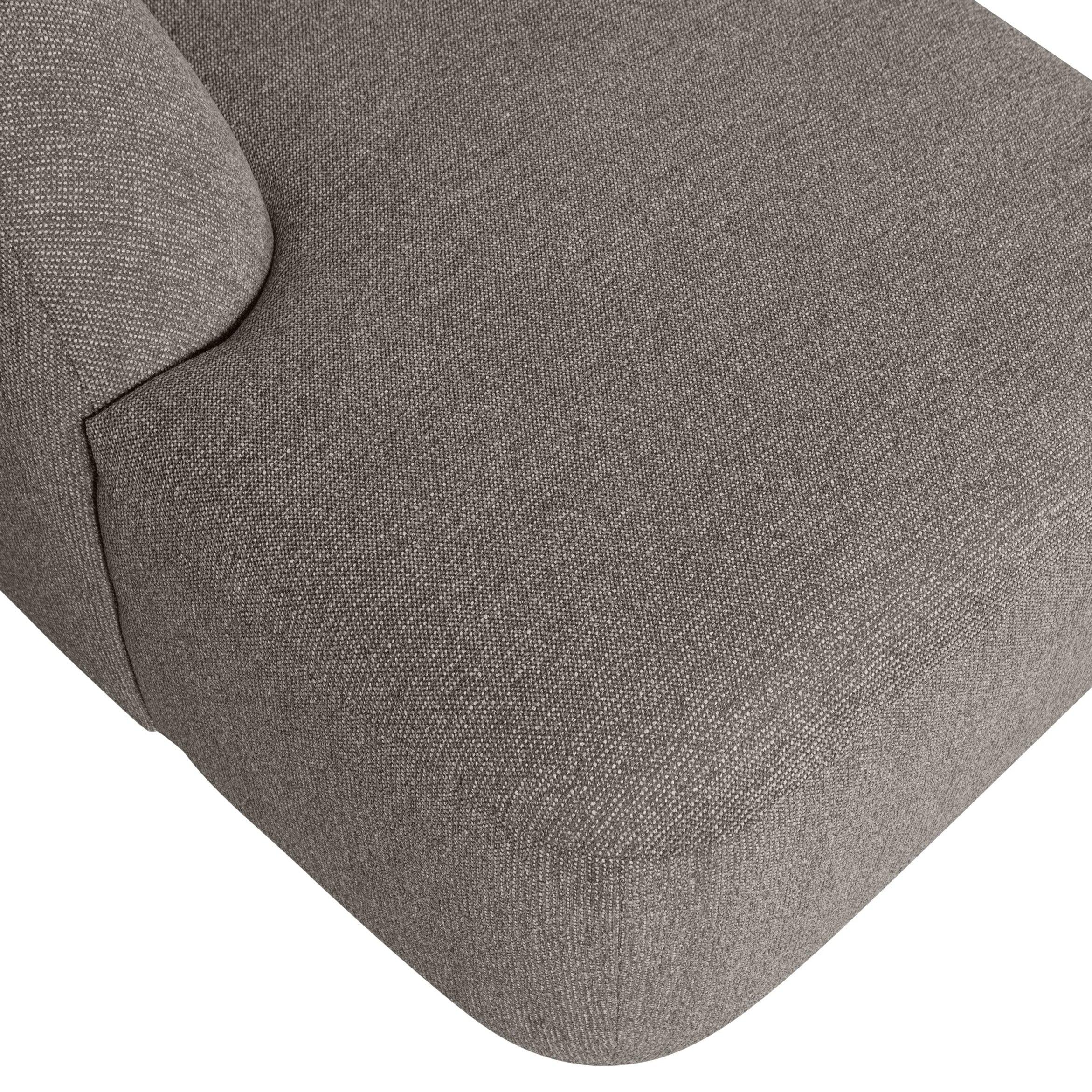 Narożnik w kształcie U SLOPING melanż szary Be Pure Eye on Design