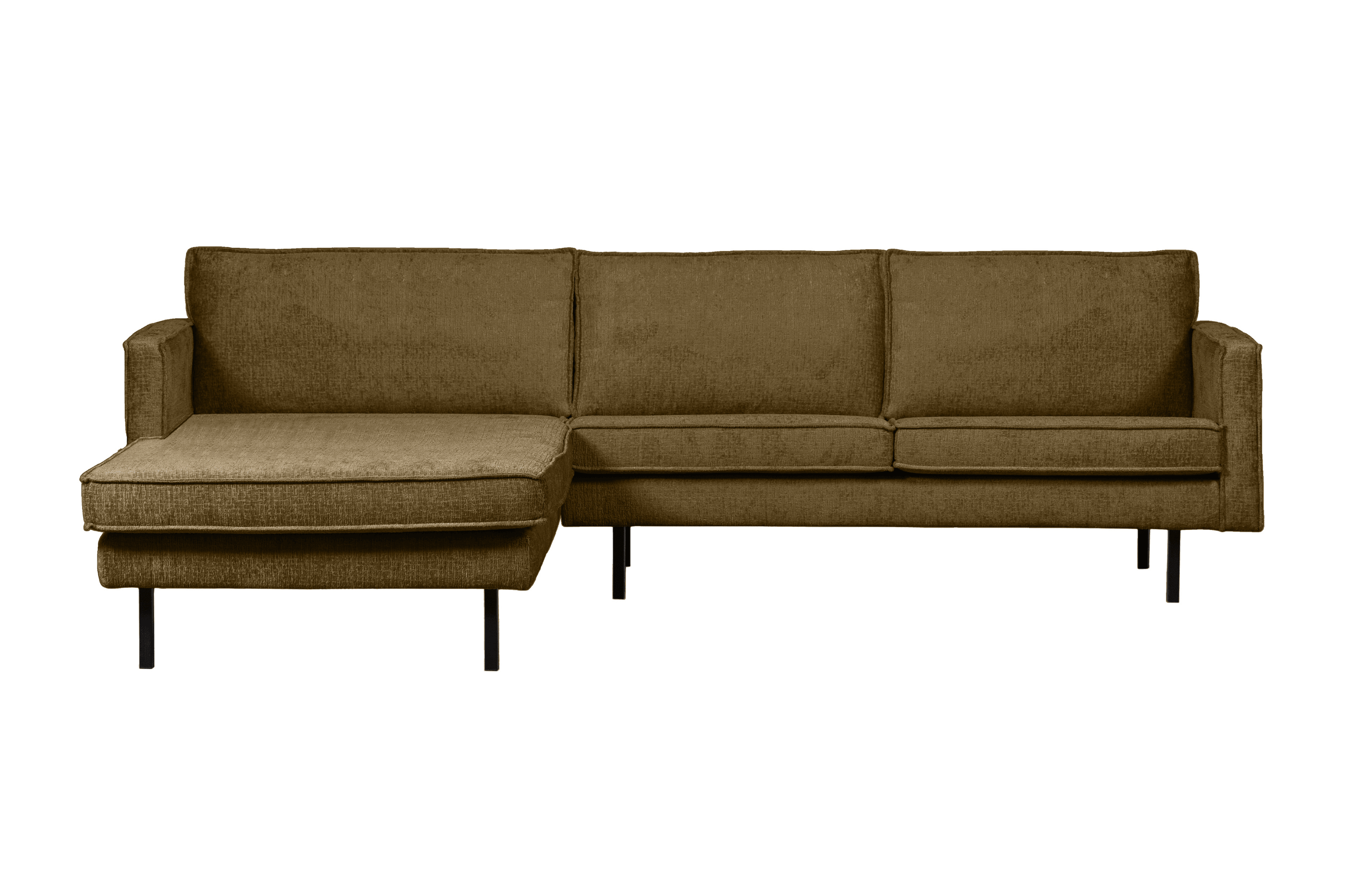 Narożnik welurowy lewostronny RODEO brązowy Be Pure Eye on Design