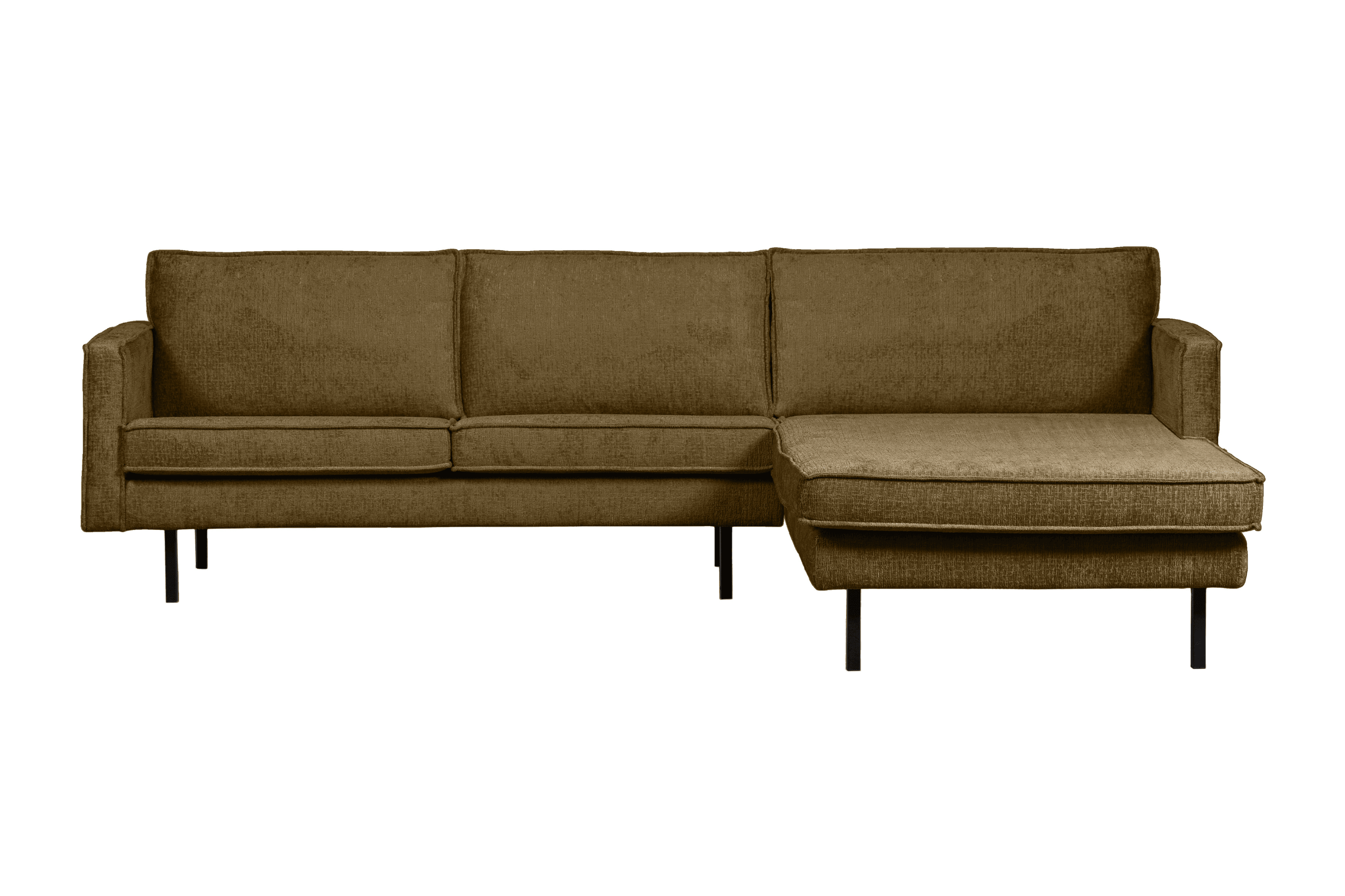 Narożnik welurowy prawostronny RODEO brązowy Be Pure Eye on Design