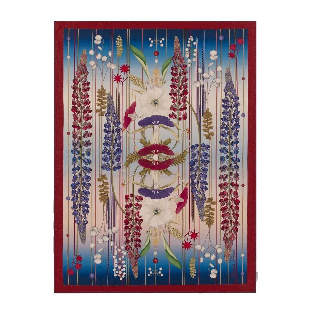 Narzuta AMYTIS INDIGO wełna z merynosów Christian Lacroix Eye on Design