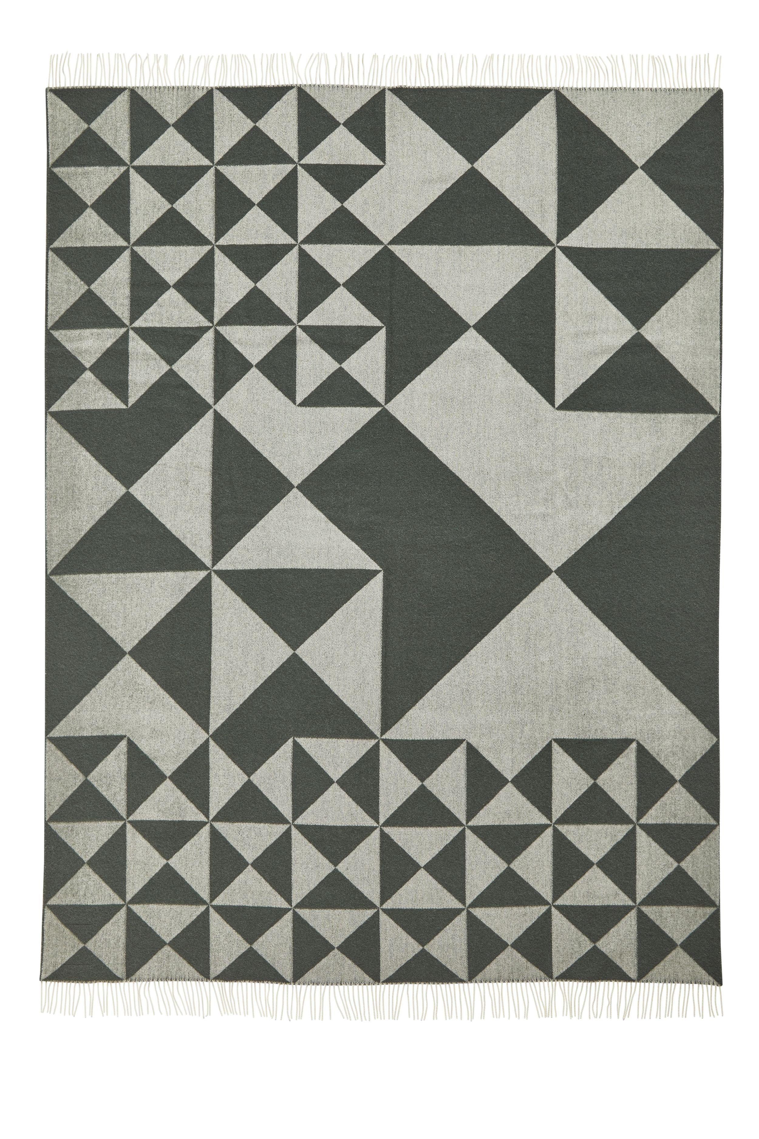 Narzuta MIRROR THROW ciemnozielony Verpan Eye on Design