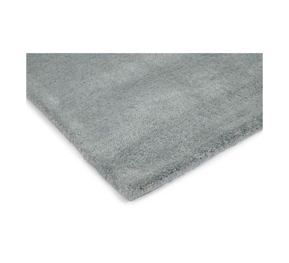 Vloerkleed PLAID GREY blauw