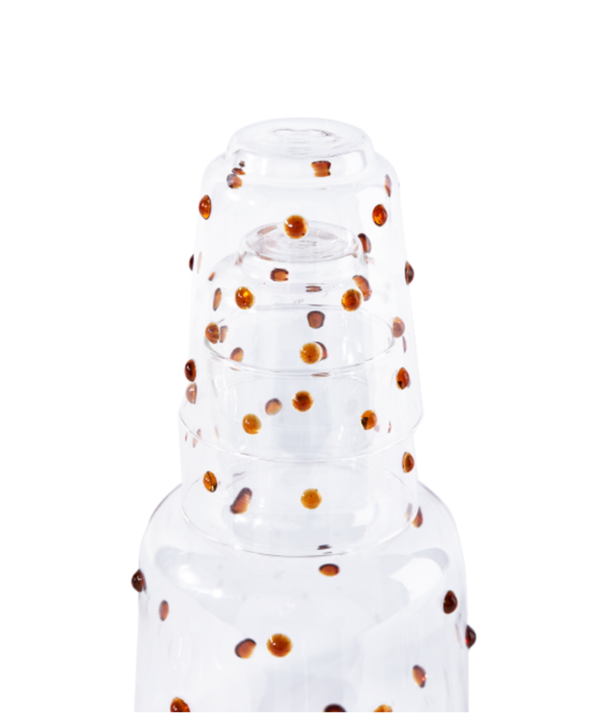 NOB FAT brown glass carafe