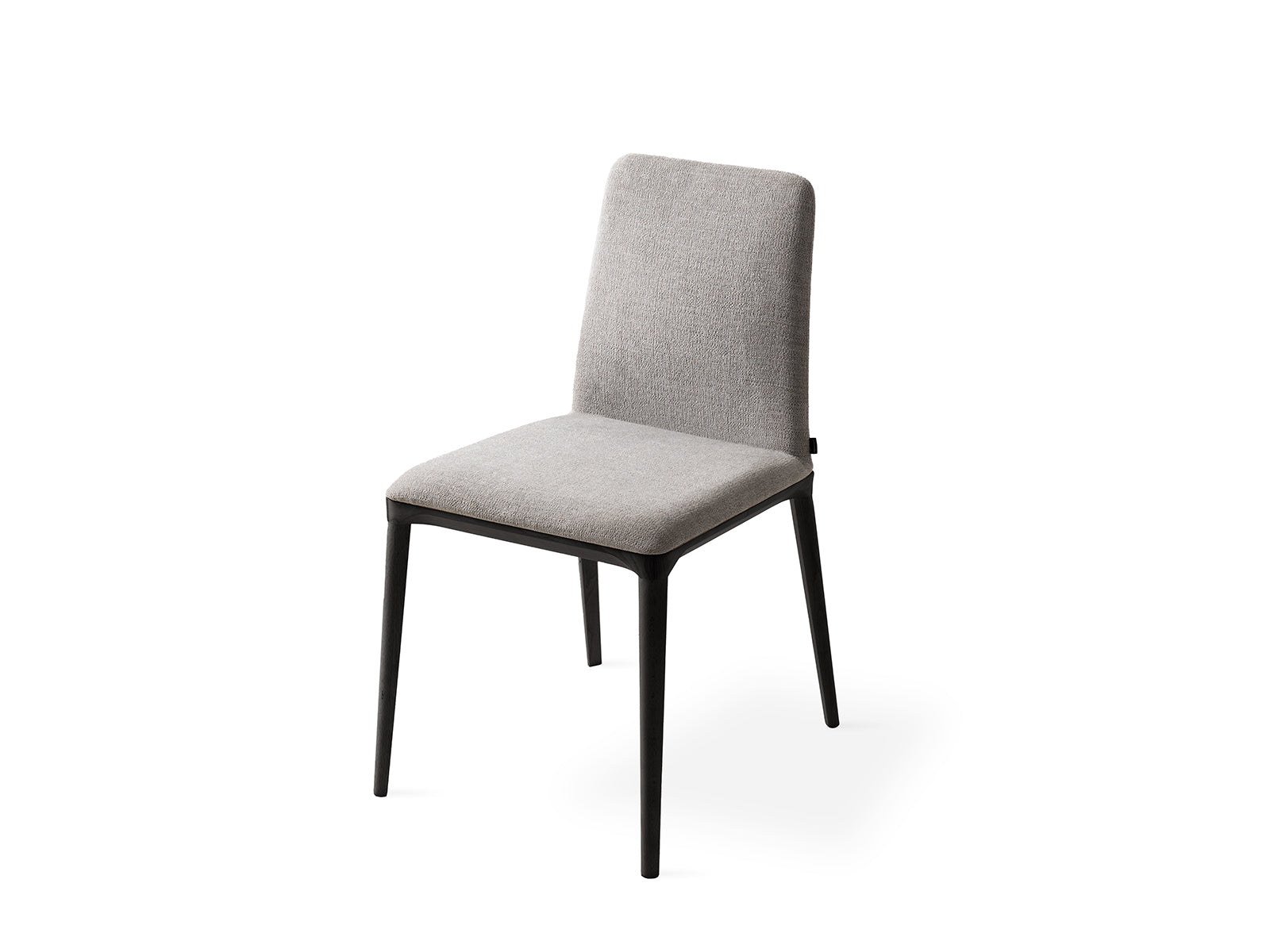 FREYA WOOD upholstered chair with wooden base