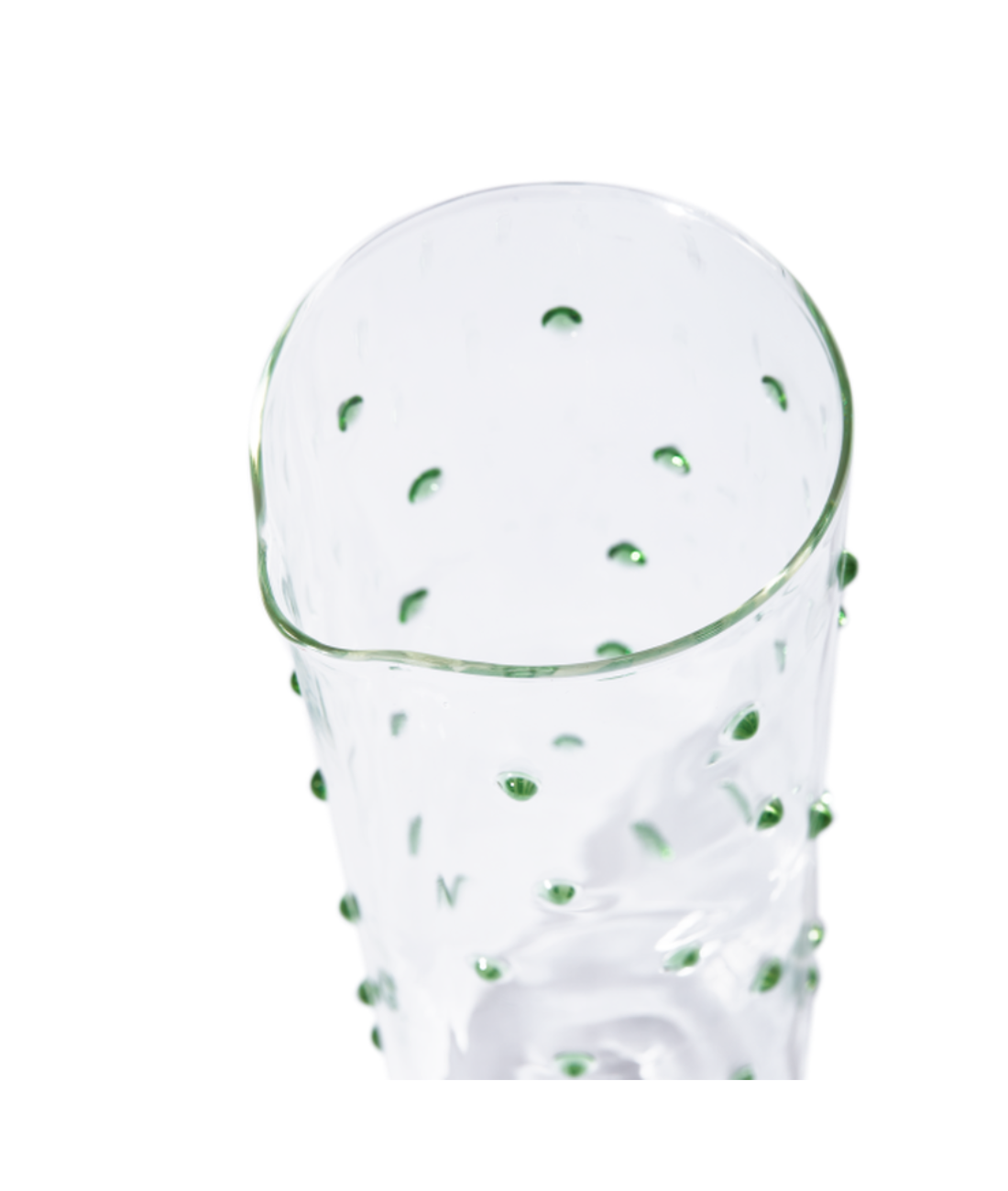 Olijfgroene glazen kan NOB