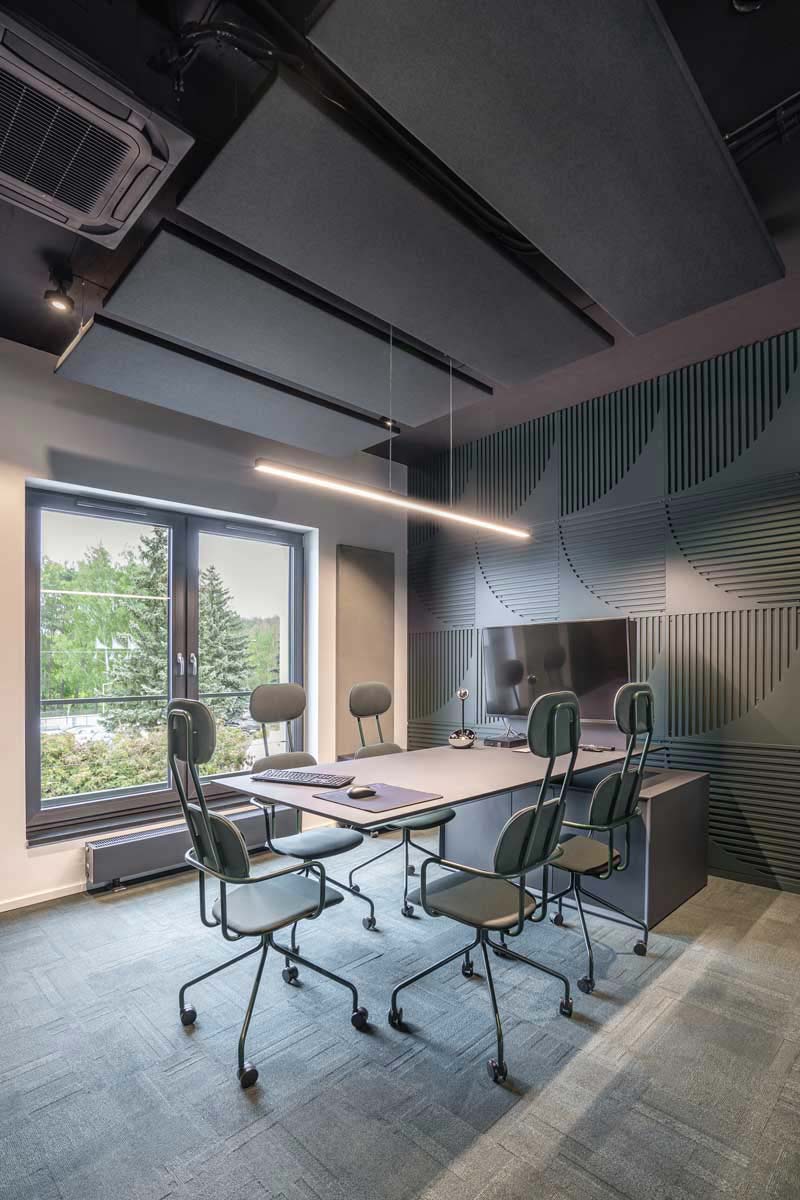 Bureau stoel met hoofsteun NIEUWE SCHOOL gestoffeerd