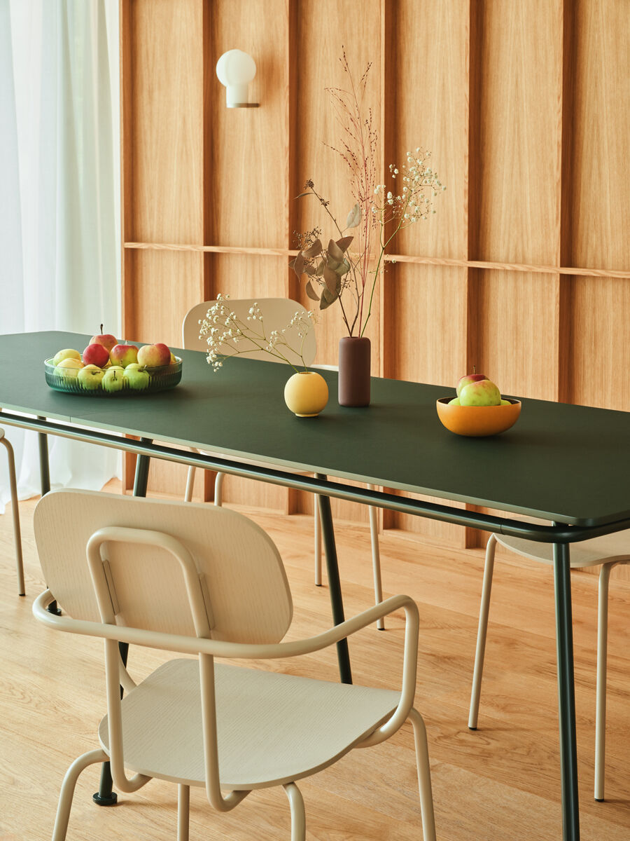 Tafel NIEUWE SCHOOLBANK met top toegang