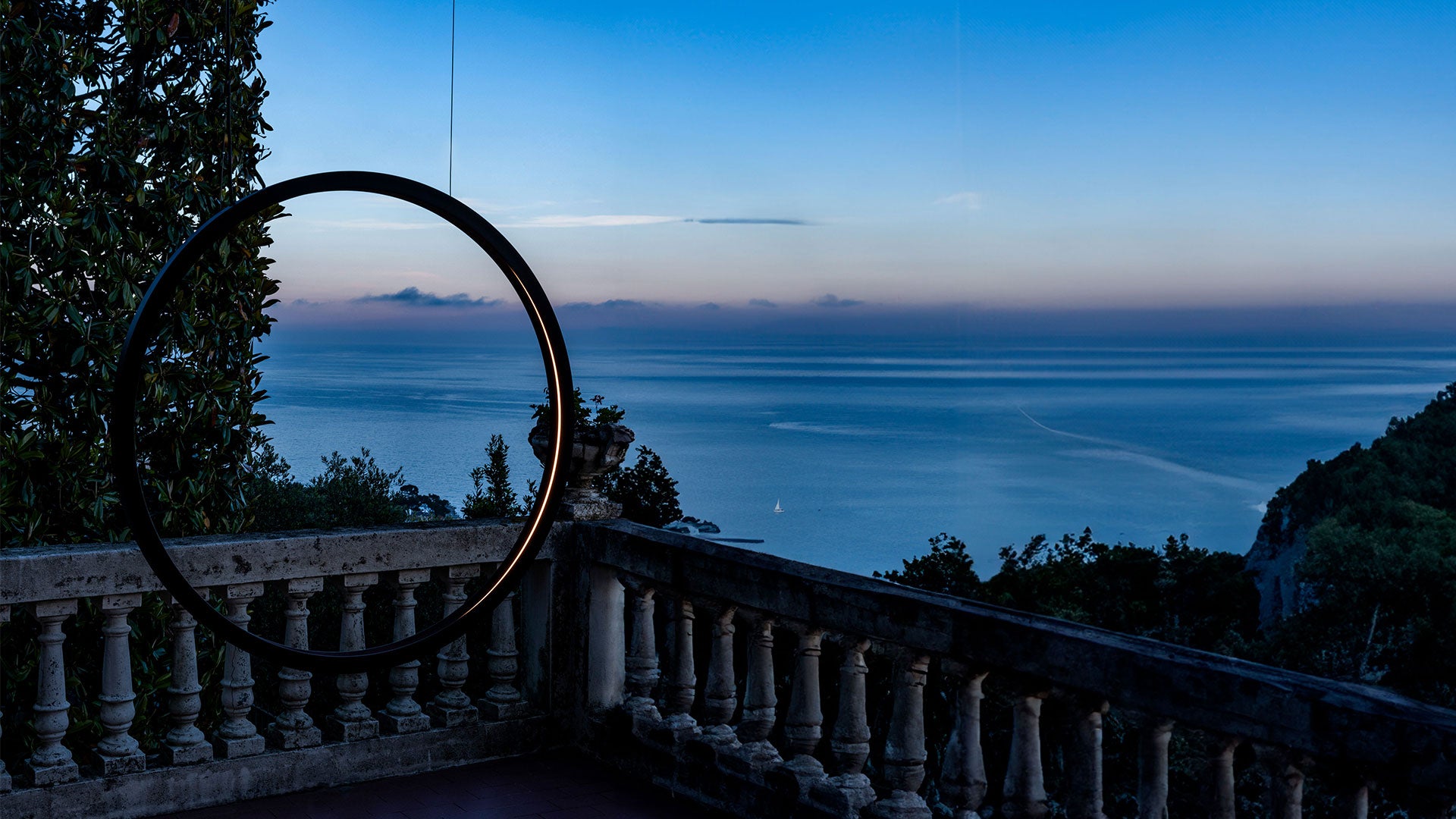 Außenhängelampe O schwarz