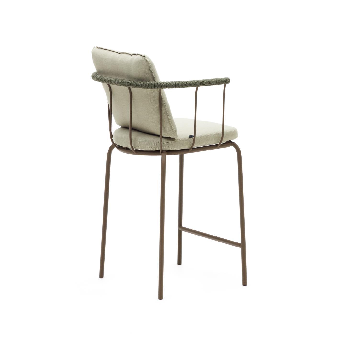 Ogrodowe krzesło barowe SALGUER brązowy La Forma Eye on Design