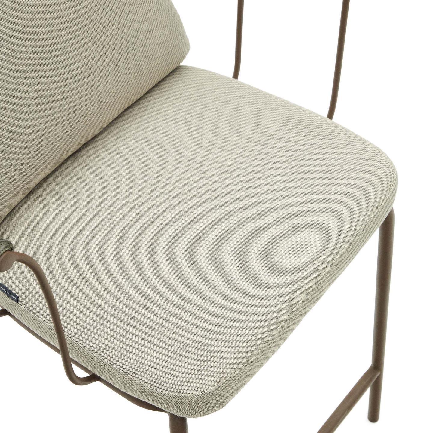 Ogrodowe krzesło barowe SALGUER brązowy La Forma Eye on Design