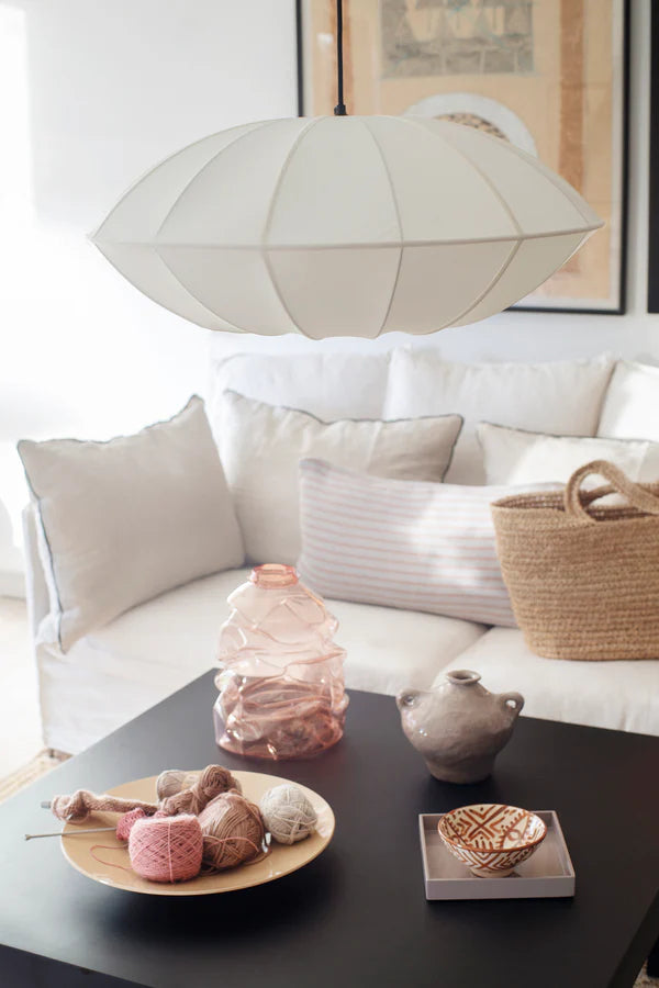 UFO lampenkap gebroken wit