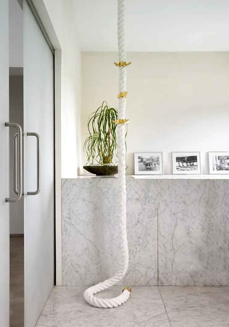 Plafondbevestiging voor de LA CIMA hanger goud