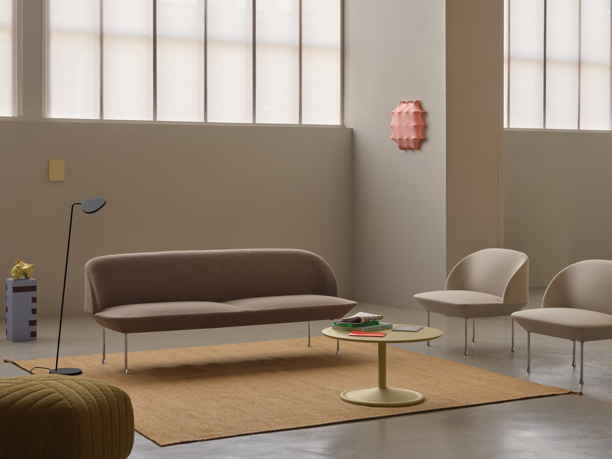 Salontafel SOFT beige-groen