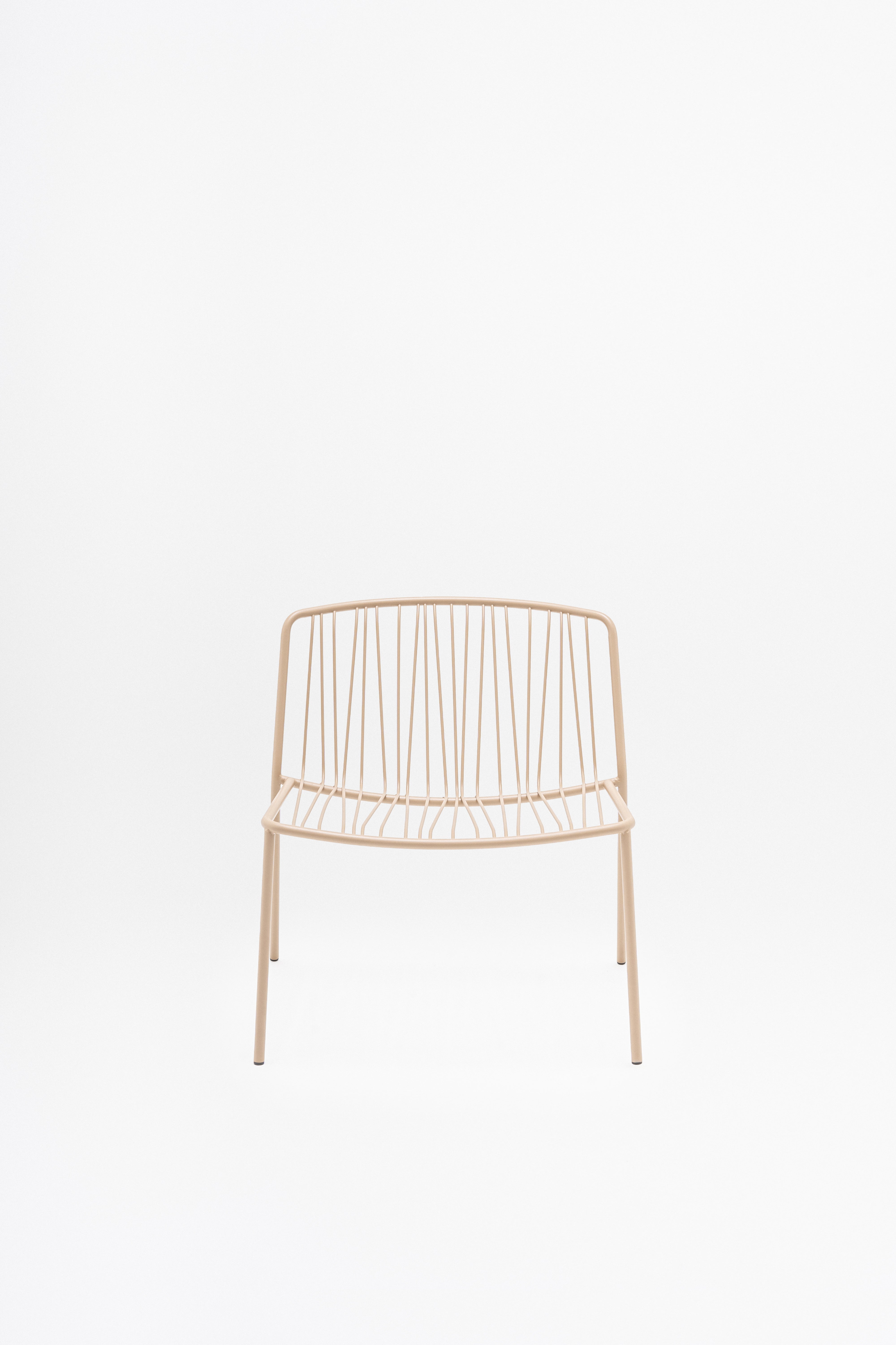 Outdoor armchair bris galvanized steel