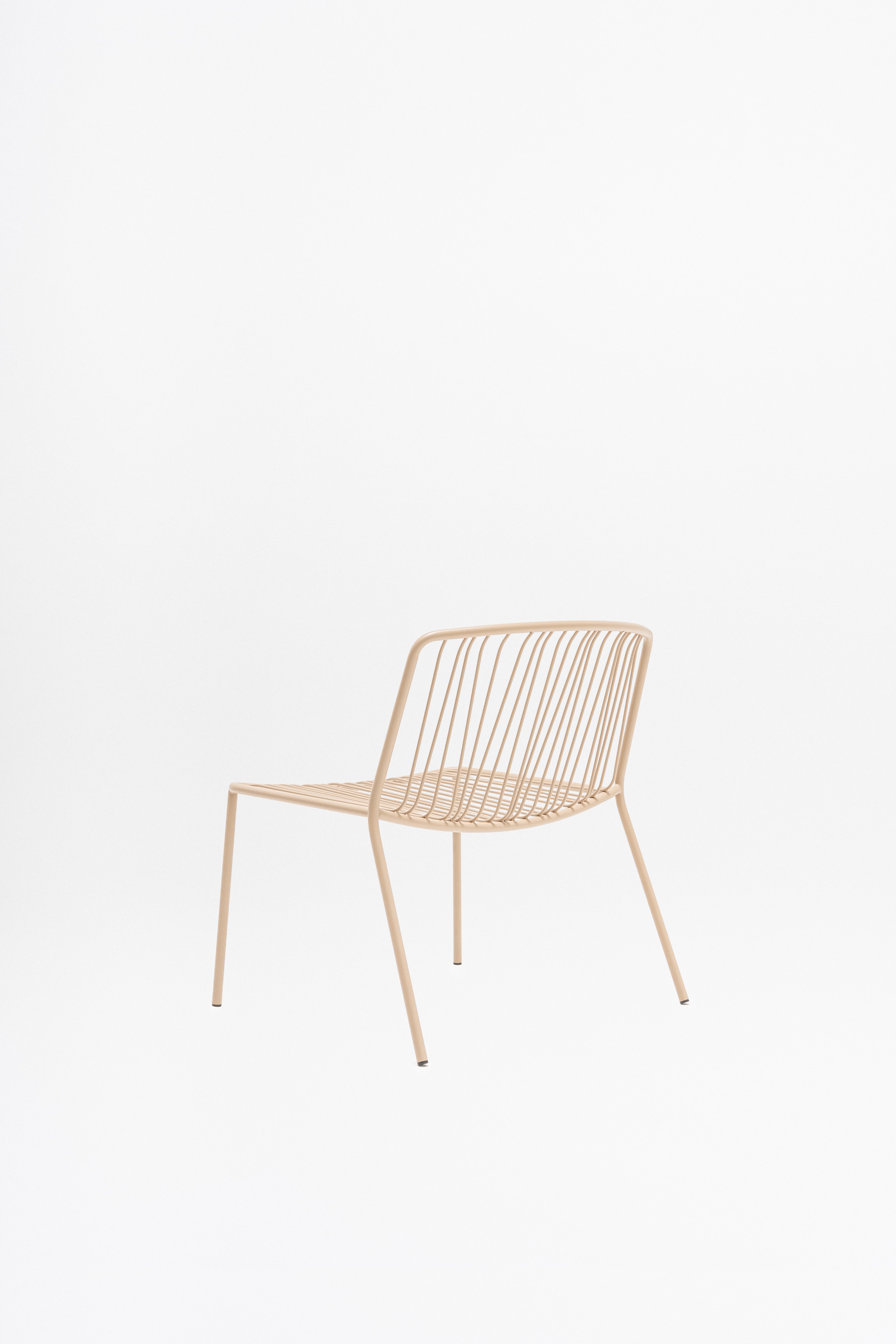 Outdoor armchair bris galvanized steel