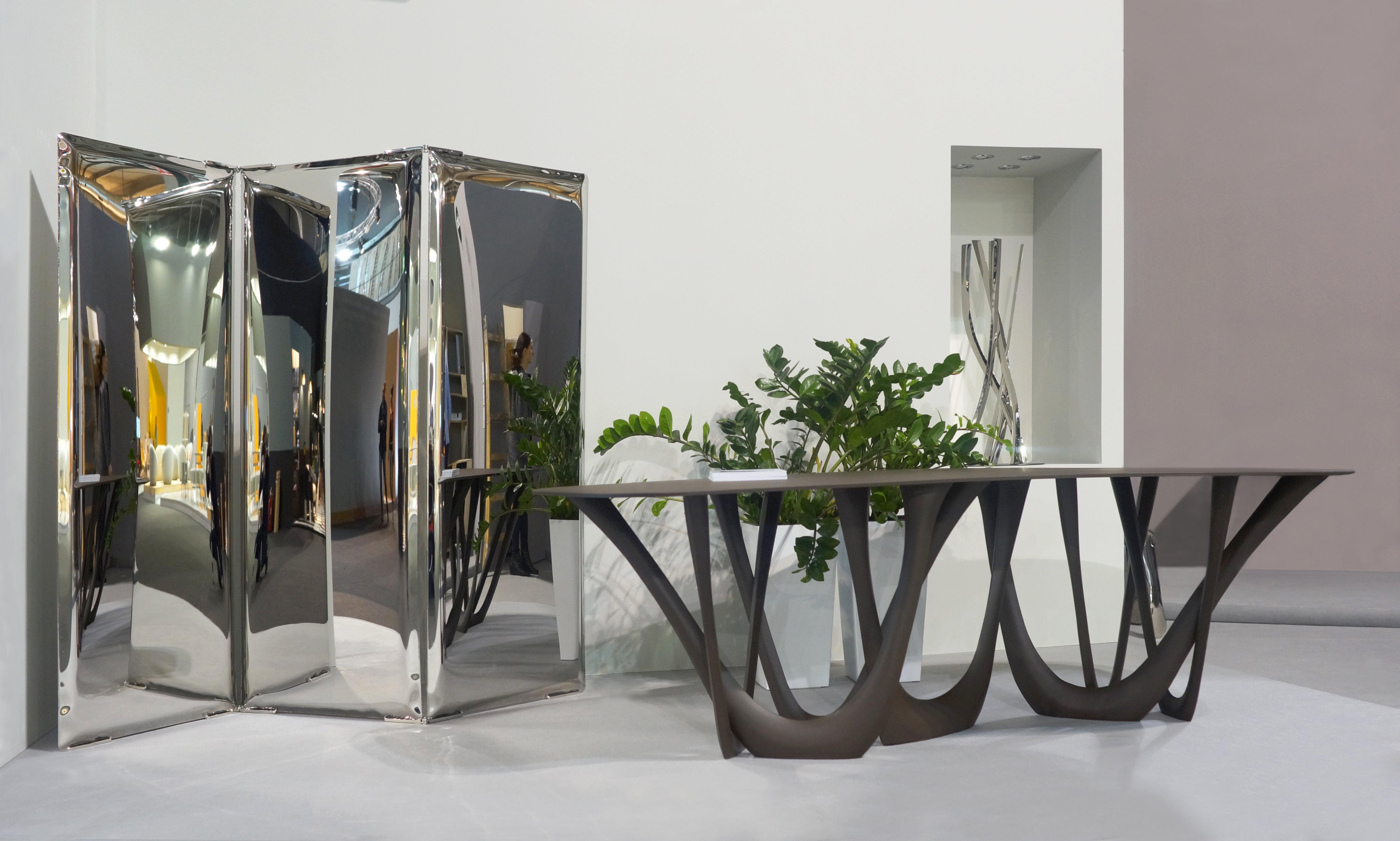 Parawan SONAR MIRROR inox Zieta Studio Eye on Design