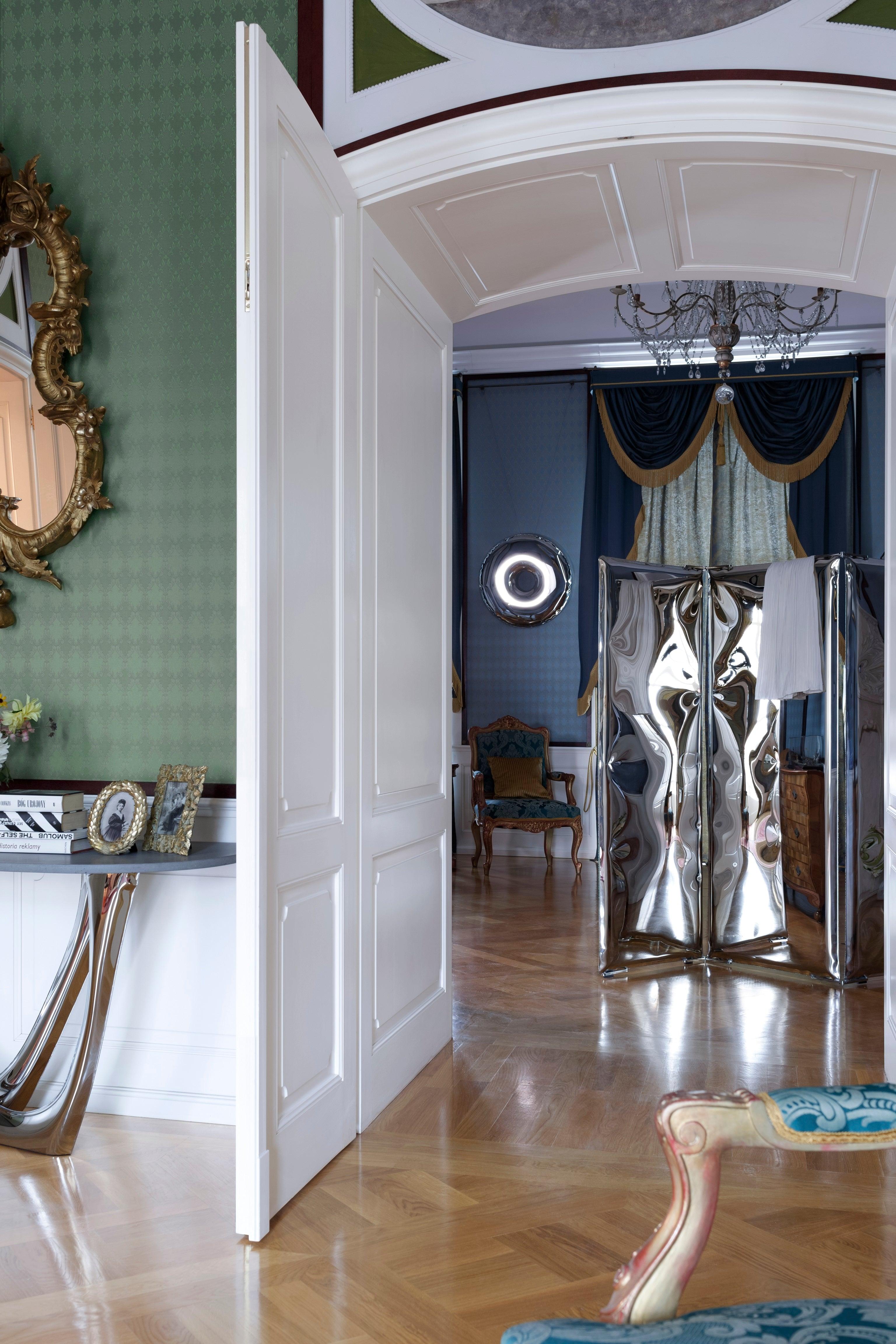 Parawan SONAR MIRROR inox Zieta Studio Eye on Design