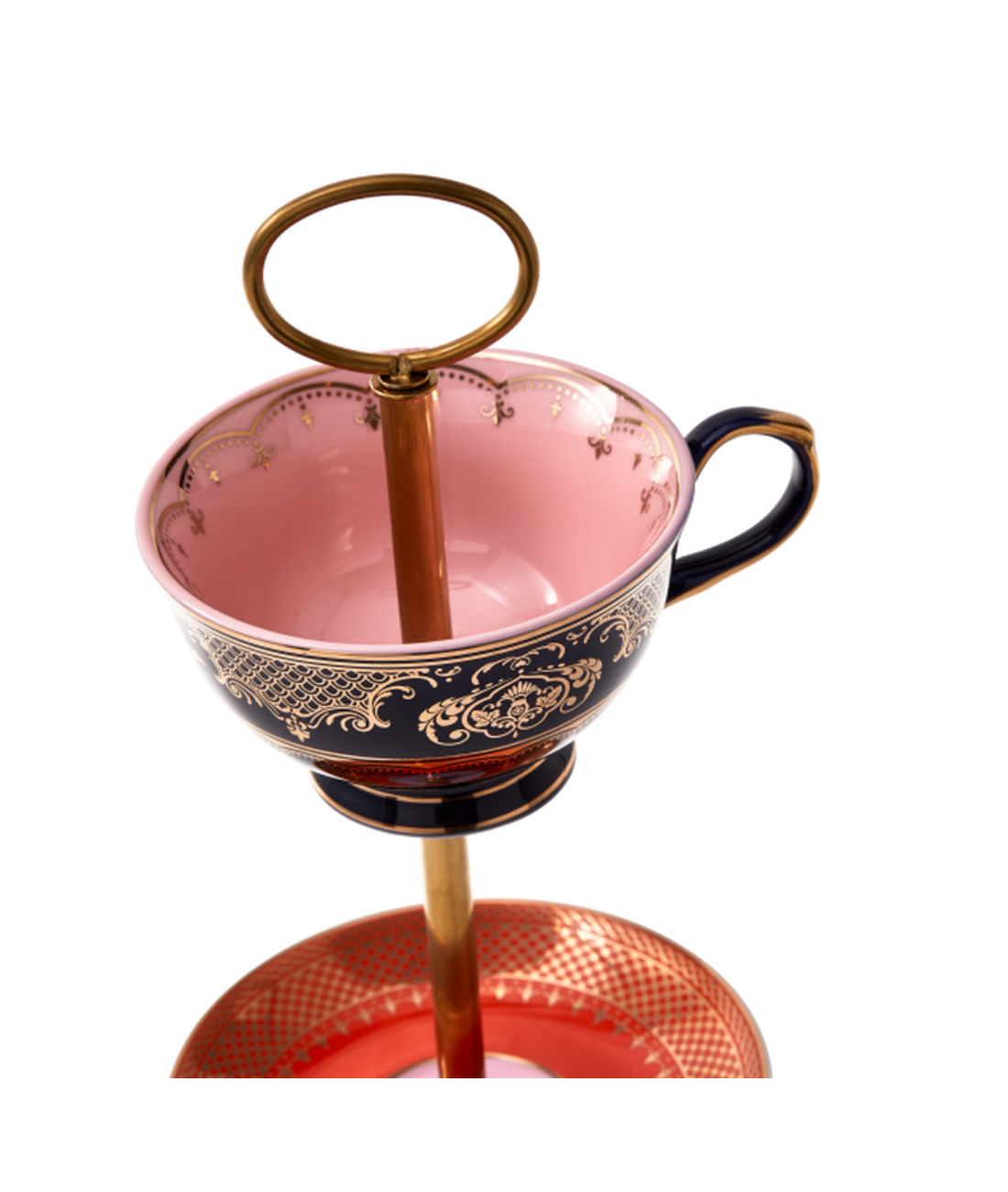 GRANDPA HIGH TEA SET farbige Porzellanplatte