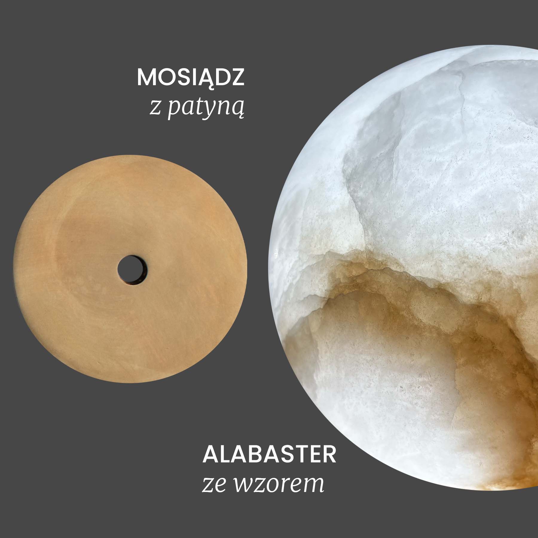 Kinkiet URANIA messing