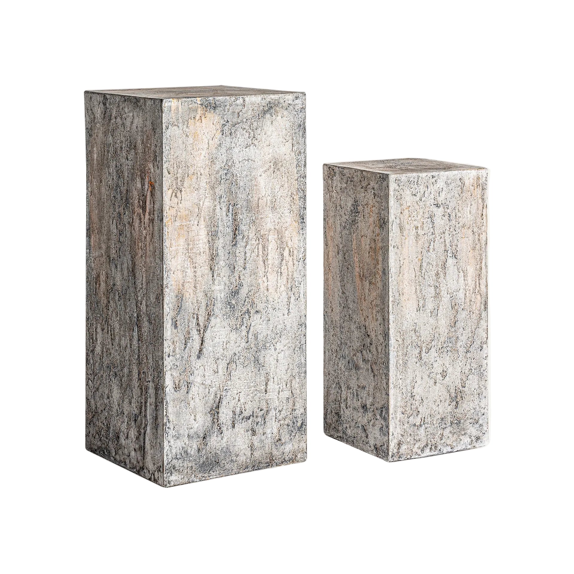 Set van bijzettafels ARVIT beige terracotta