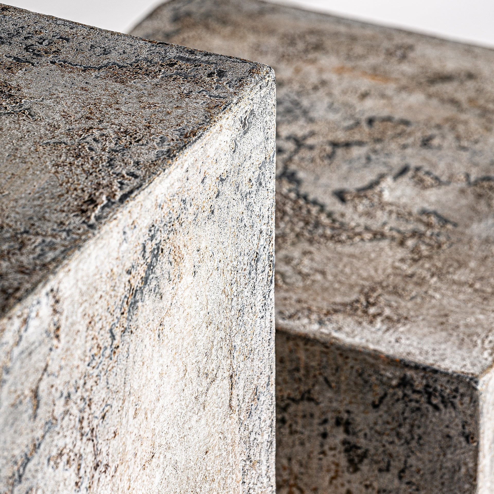 Set van bijzettafels ARVIT beige terracotta