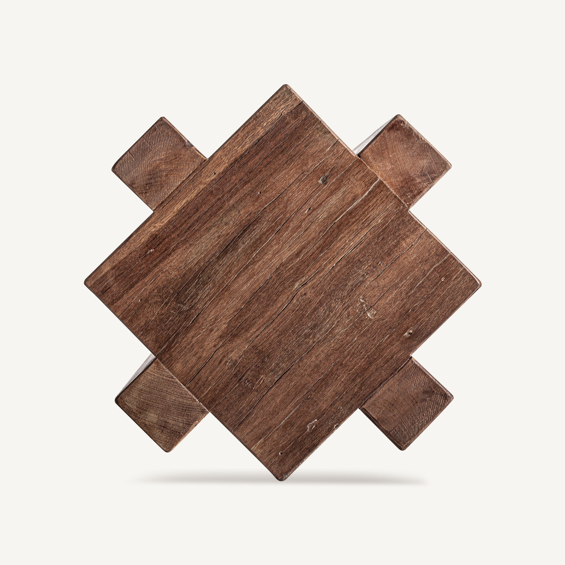 Bijzettafel BRUTALIST gerecycled hout