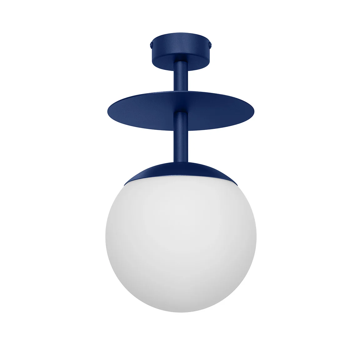 Plafondlamp PLAAT marineblauw