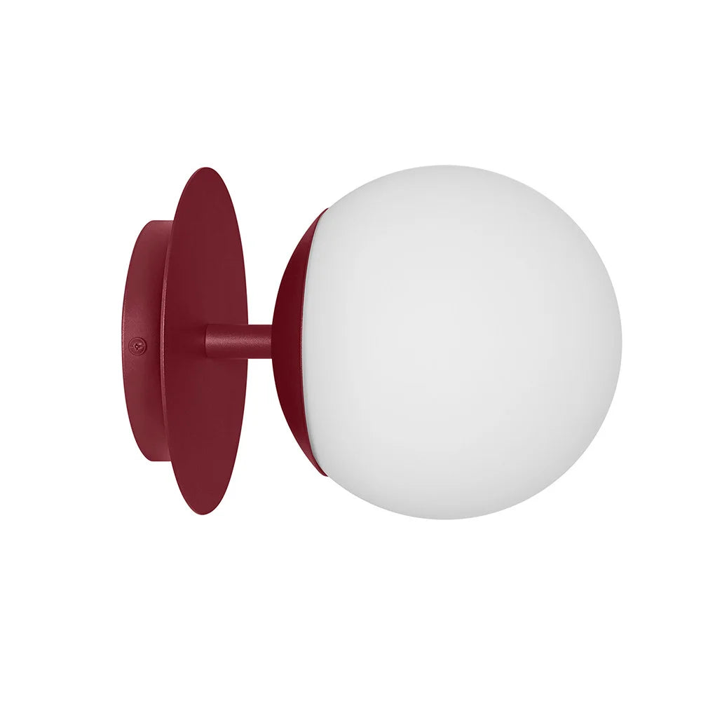PLAAT wall lamp in burgundy