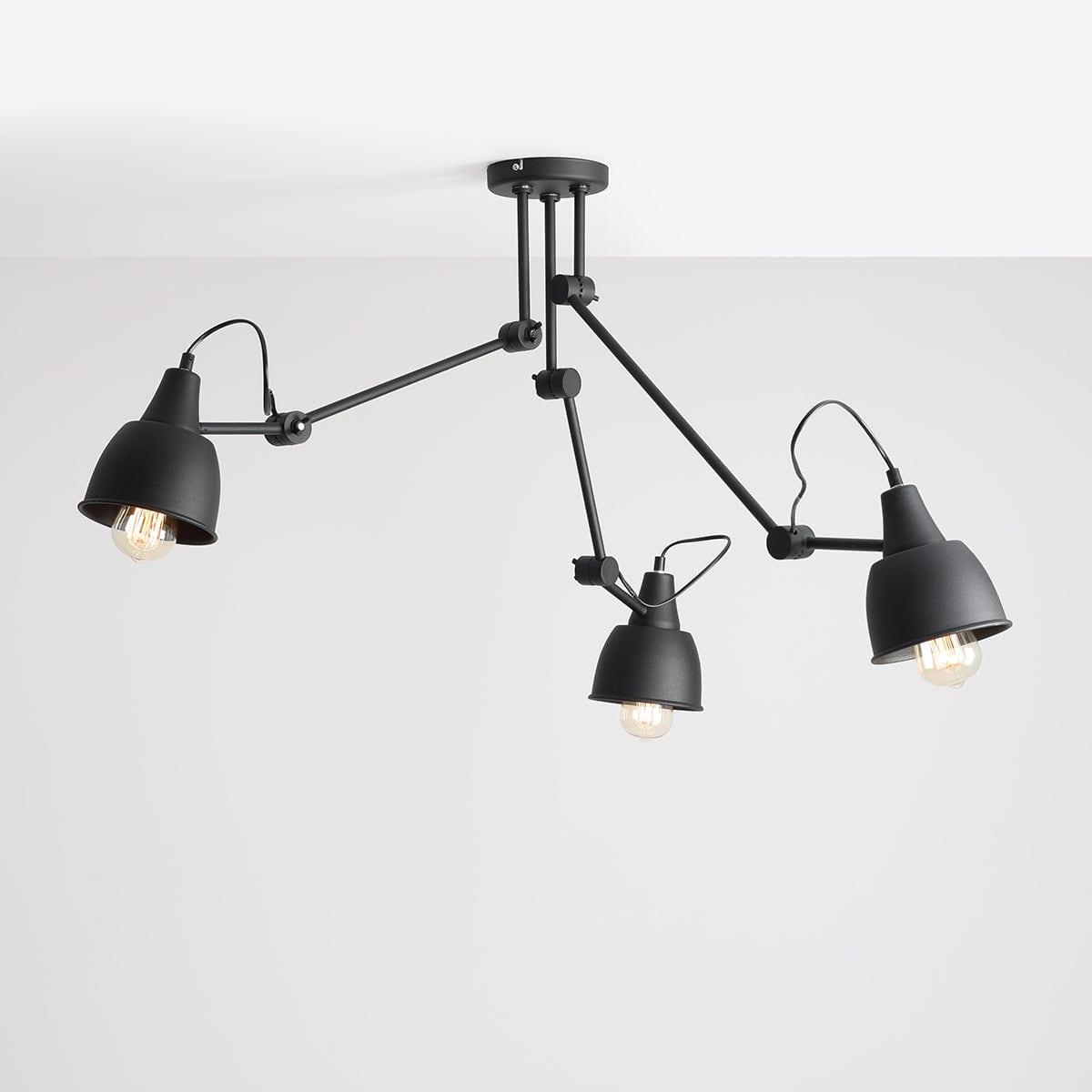 Plafon AIDA TRIO czarny Artera Eye on Design