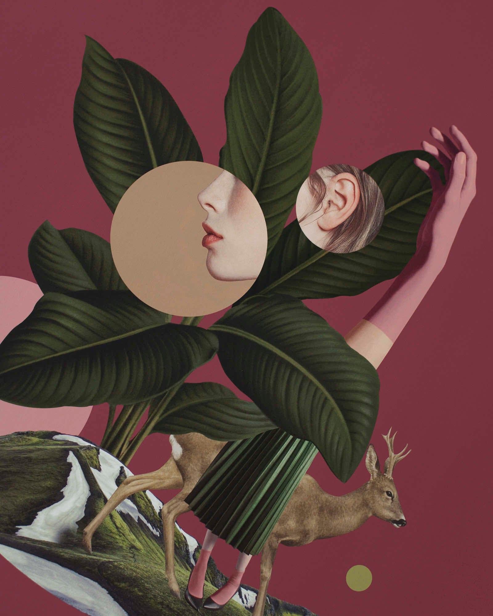 Plakat HALFWORLDS EARTH RED Aleksandra Morawiak Eye on Design