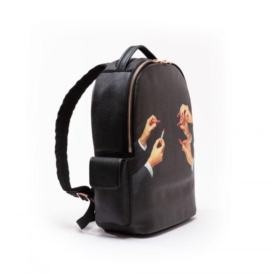 Plecak LIPSTICKS czarny Seletti Eye on Design