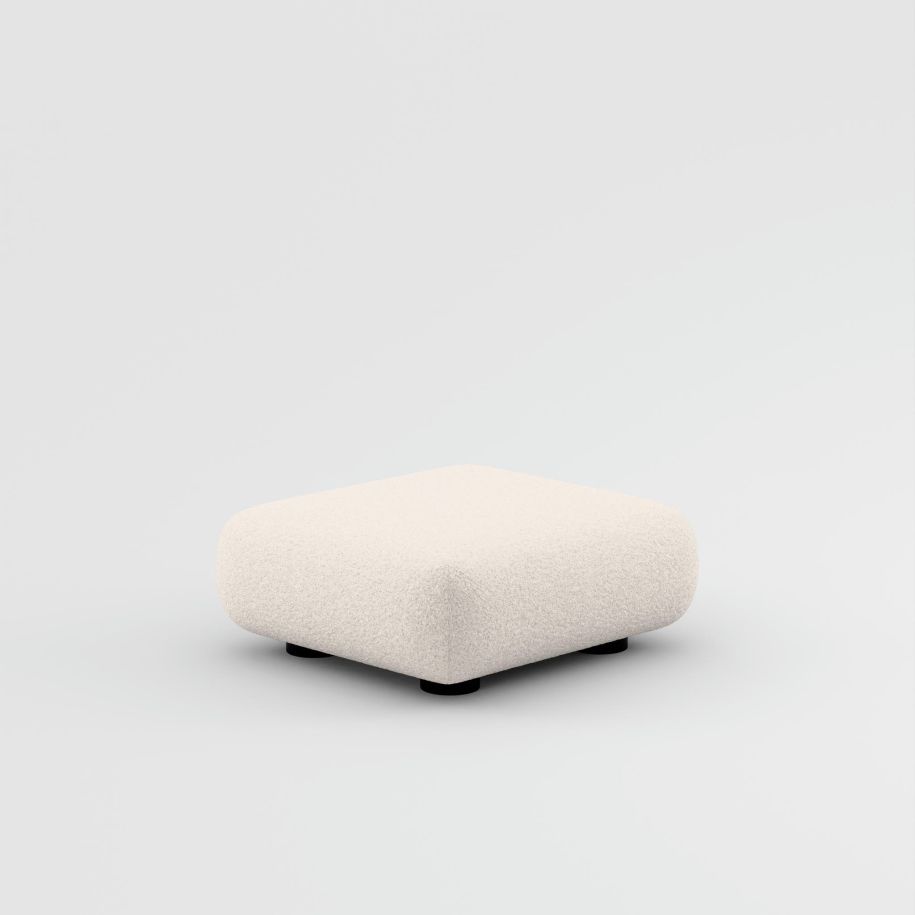 Polsterte, pralle Ottomane