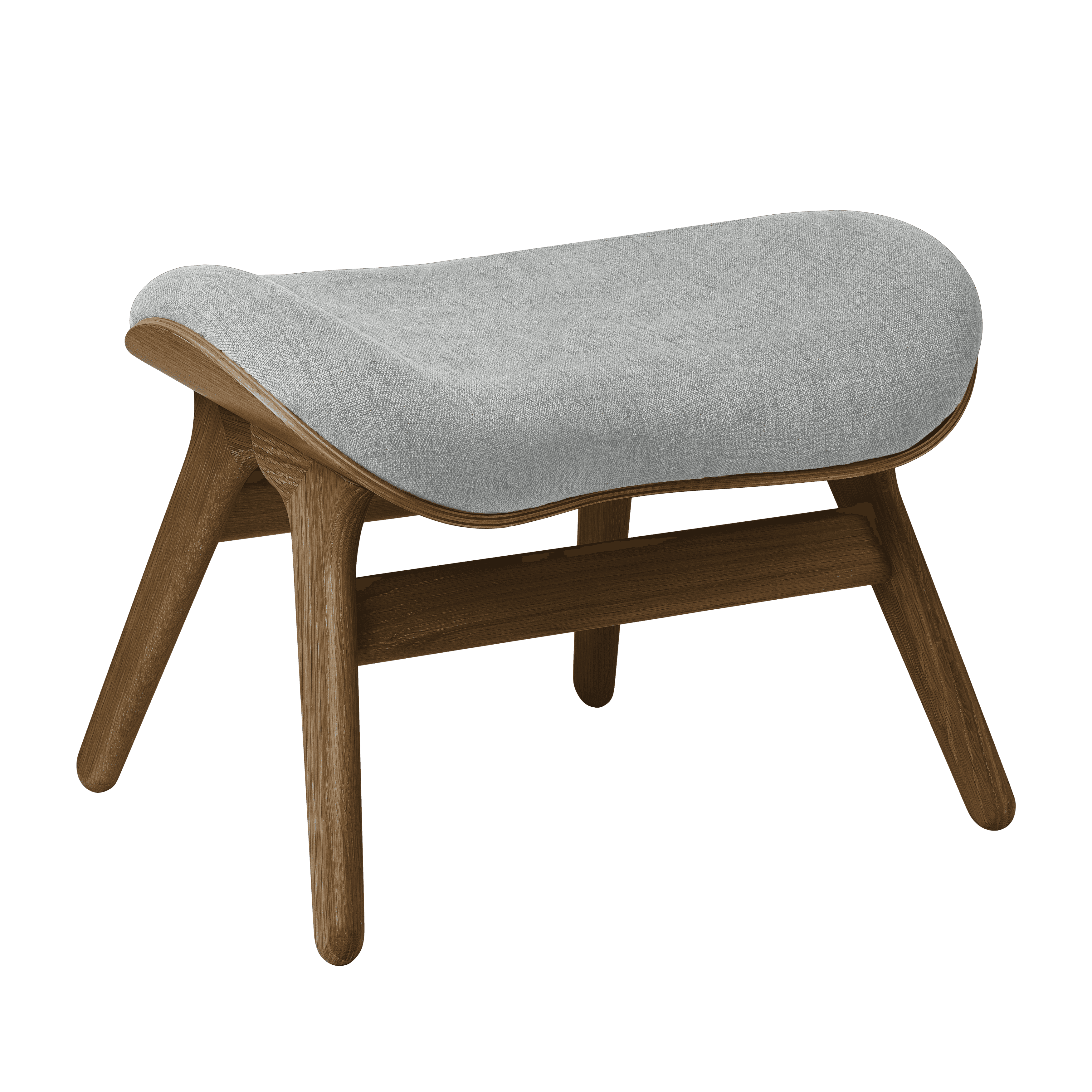 Podnóżek CONVERSATION PIECE baby blue z ciemno dębową podstawą UMAGE Eye on Design